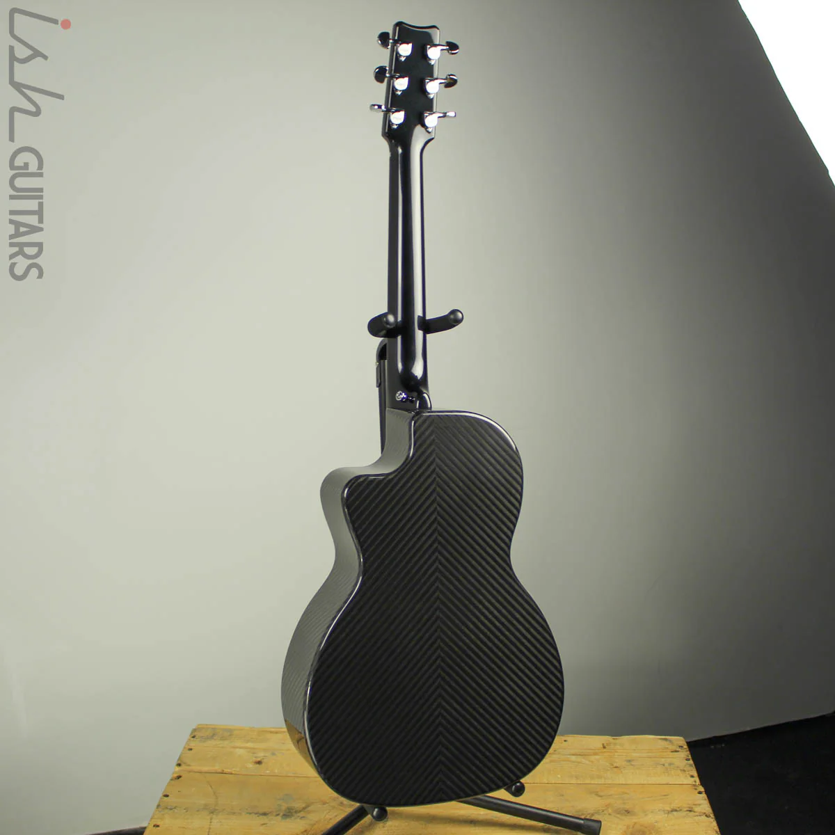 RainSong BI-PA1000NS Black Ice Parlor - Image 9