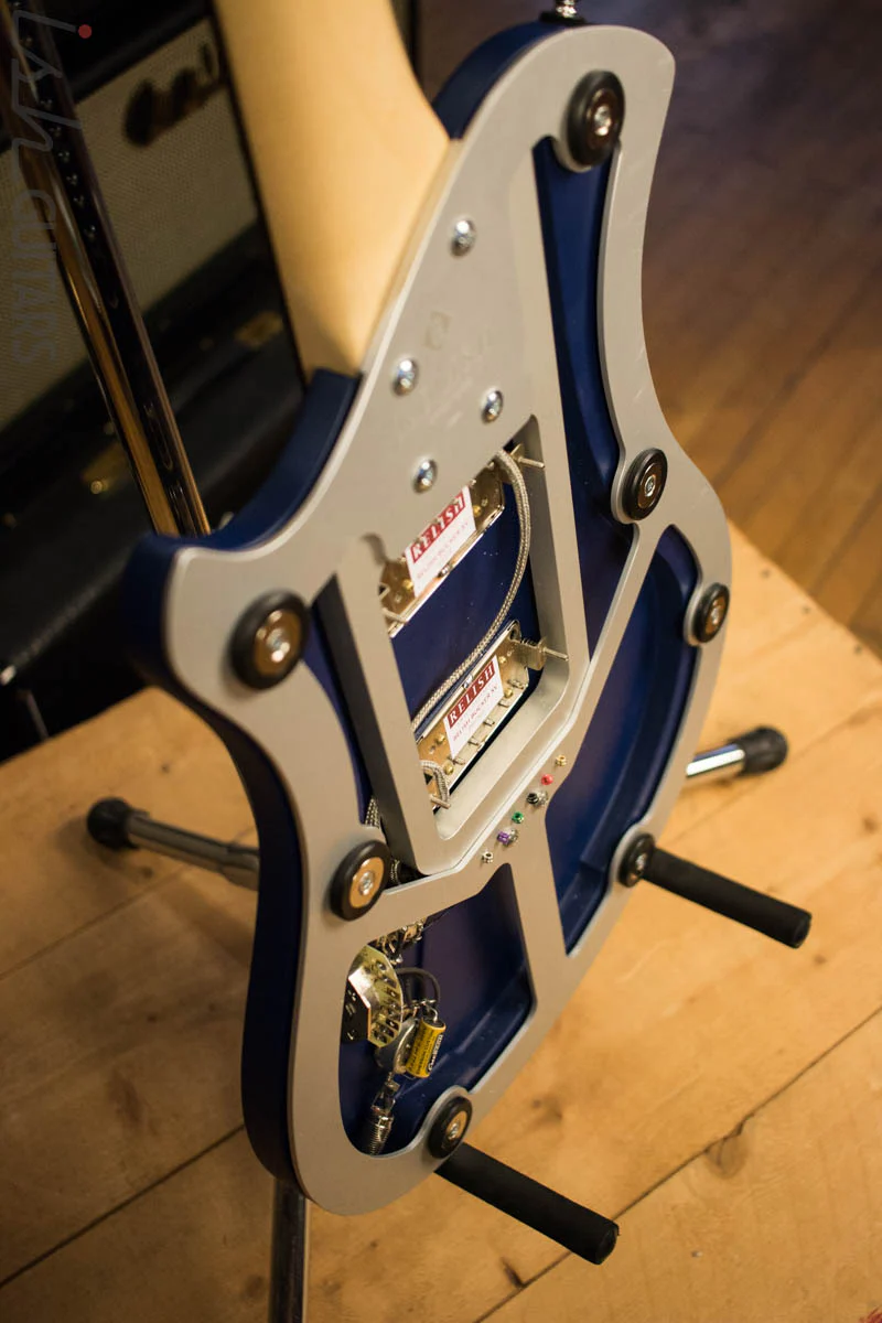 Relish Guitars Mary Aluminum Marine Blue Electric Guitar - Image 11