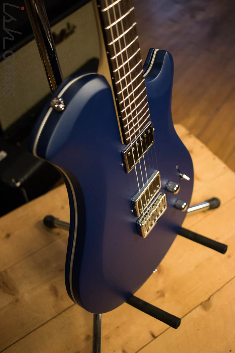 Relish Guitars Mary Aluminum Marine Blue Electric Guitar - Image 6