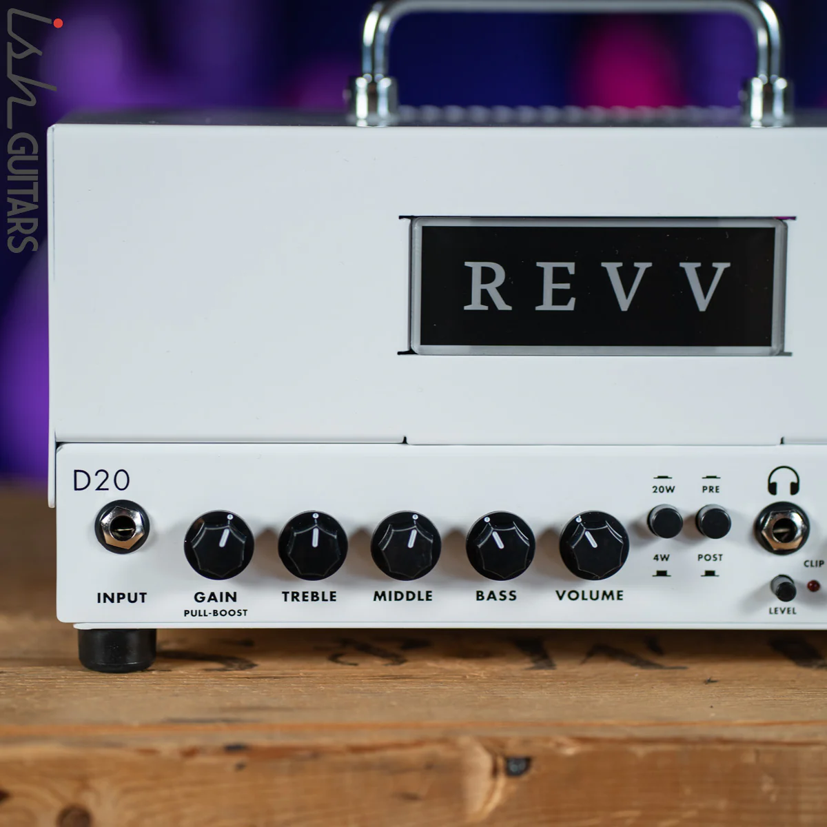 Revv D20 20/4-watt Tube Amp Head White - Image 2