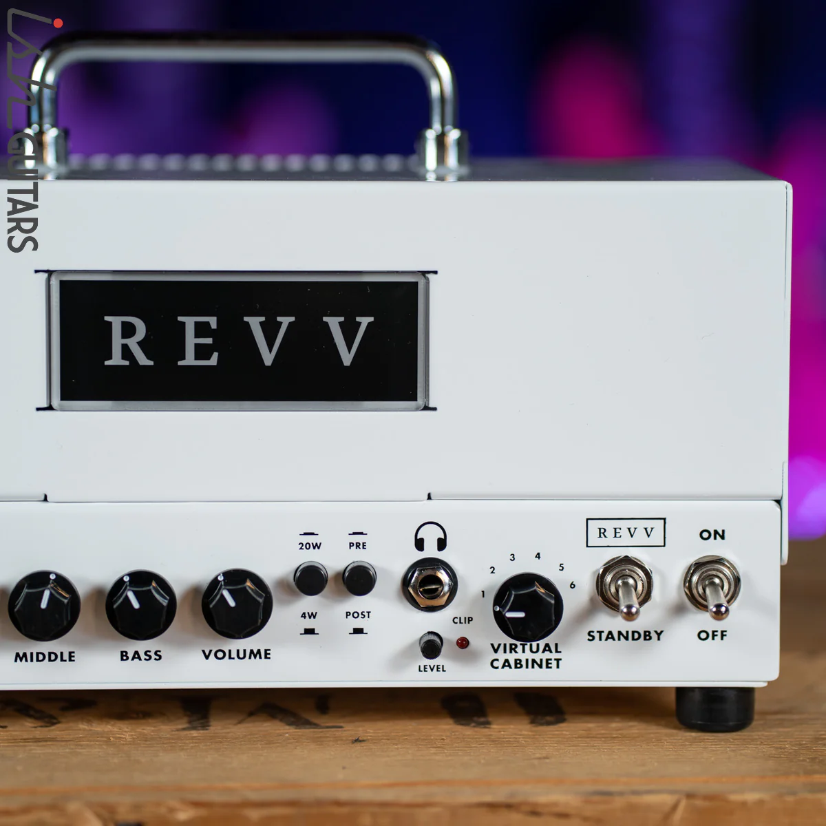 Revv D20 20/4-watt Tube Amp Head White Demo - Image 3