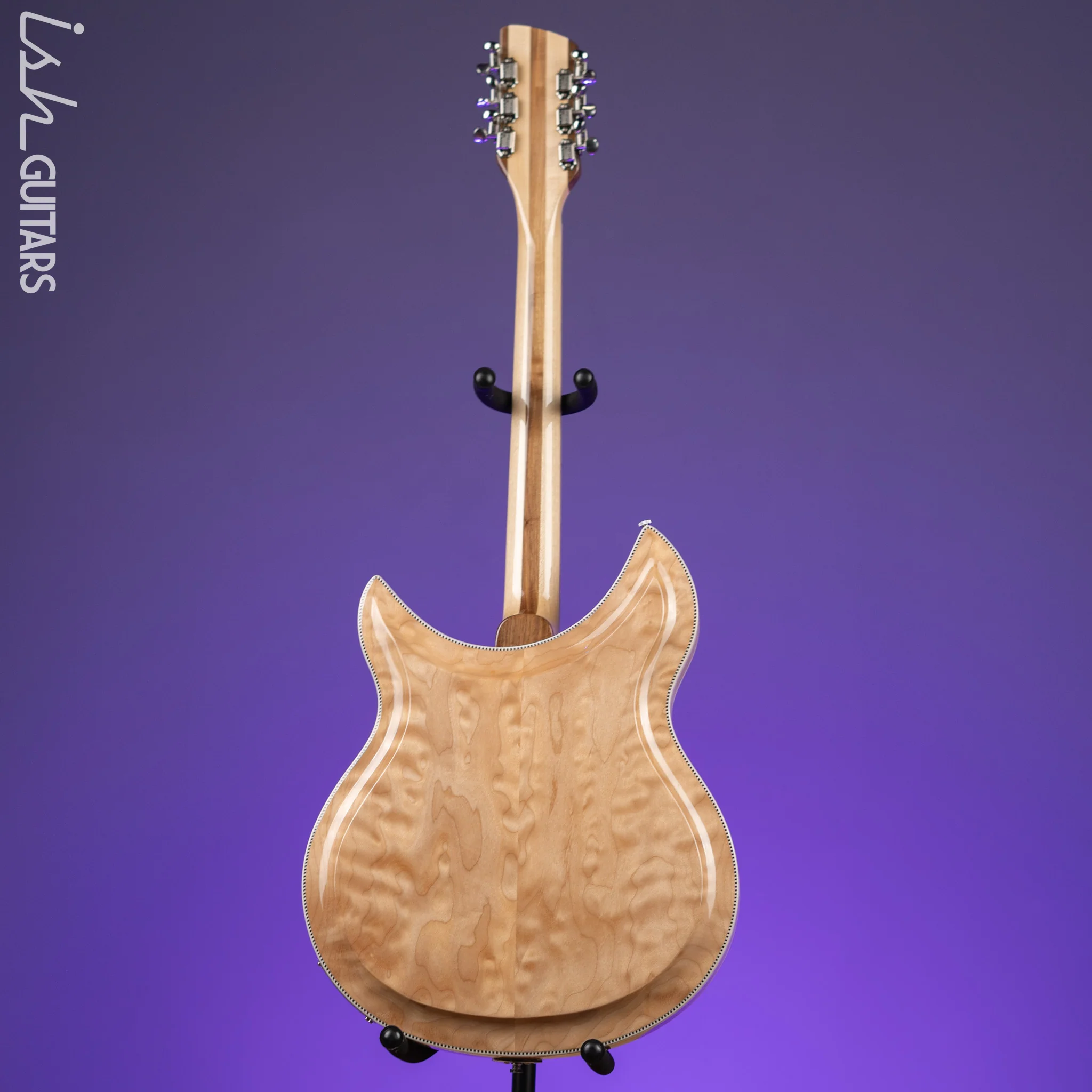 1996 Rickenbacker 381/12 V69 12-String Electric Guitar Natural - Image 10
