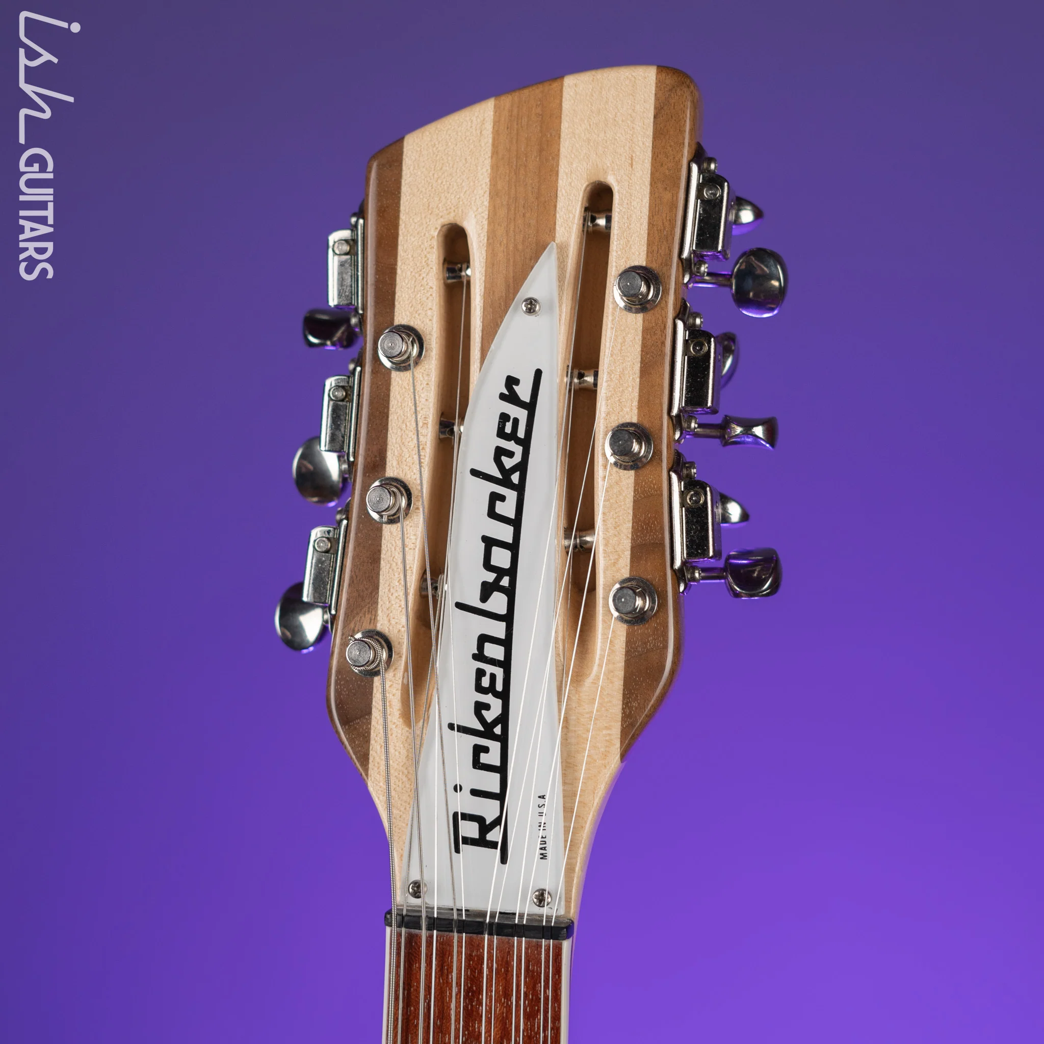 1996 Rickenbacker 381/12 V69 12-String Electric Guitar Natural - Image 7