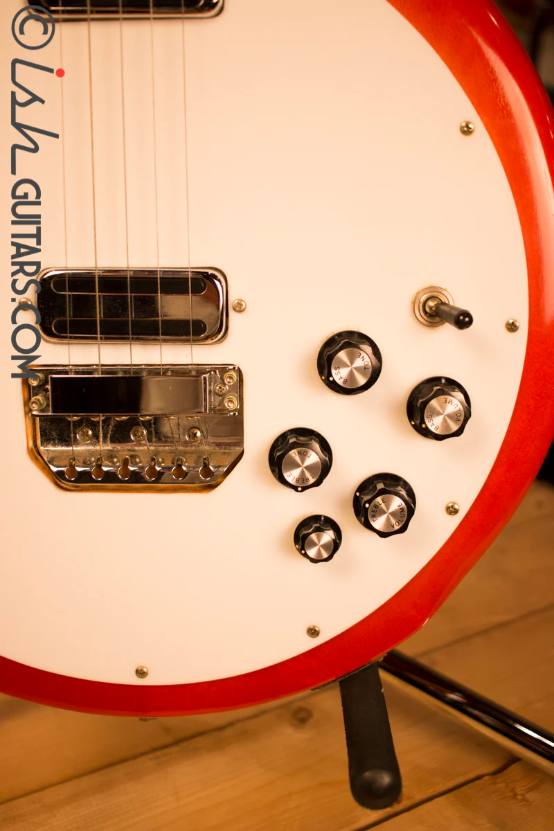 1967 Rickenbacker Bantar Banjatar Banjo Electric Guitar Hybrid Super Rare Fireglo - Image 4