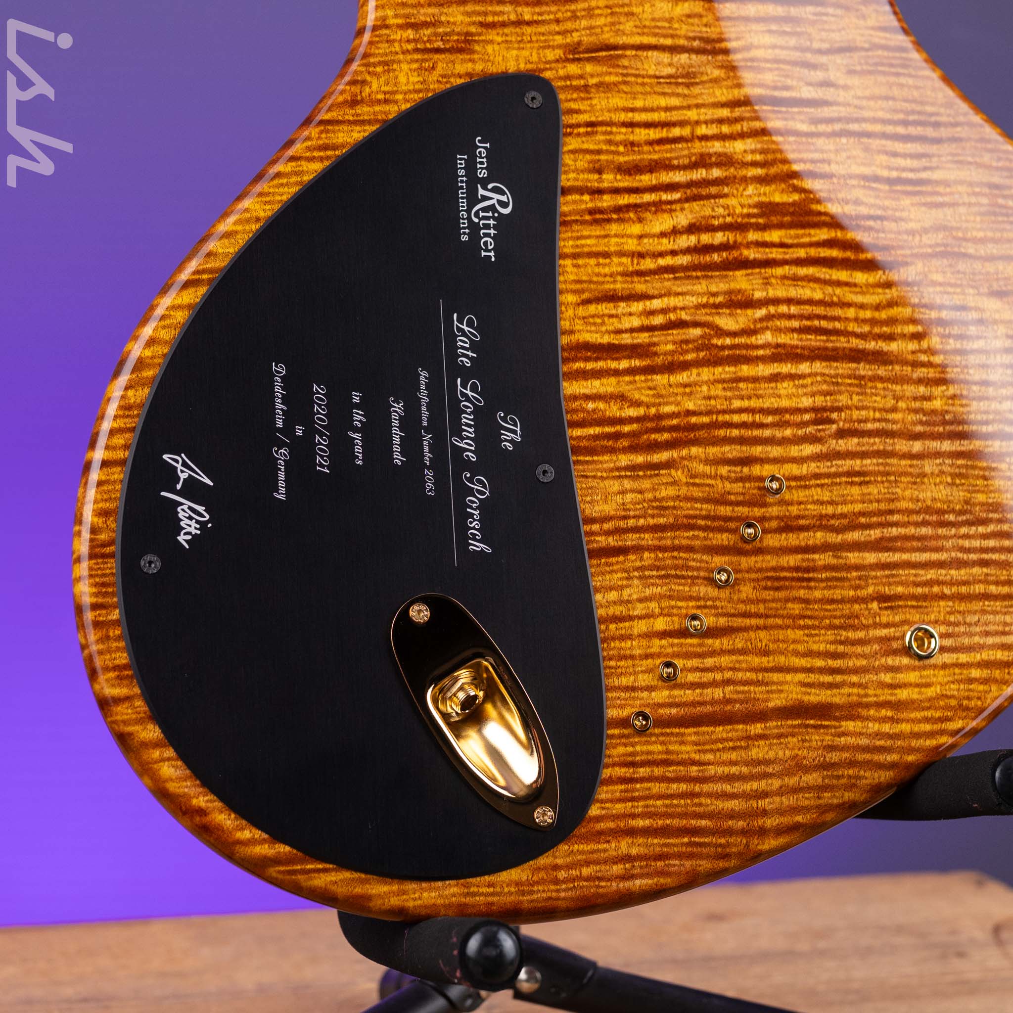 Ritter Porsch Flora Aurum Late Lounge Electric Guitar - Image 11