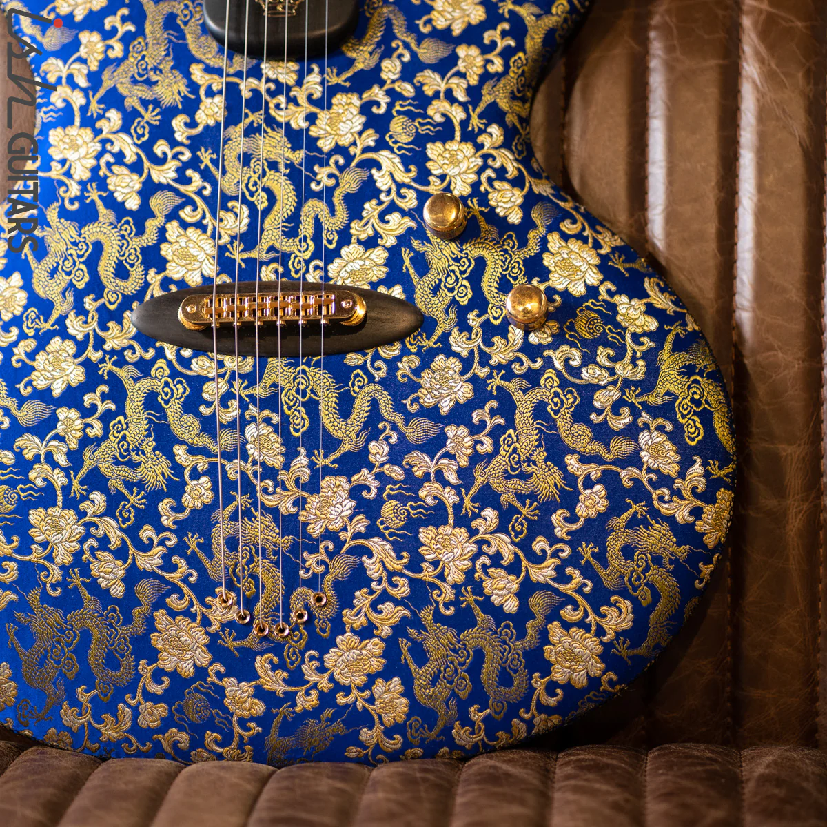 Ritter Princess Isabella Blue Dragon #6 of 25 Fabric Guitar - Image 4