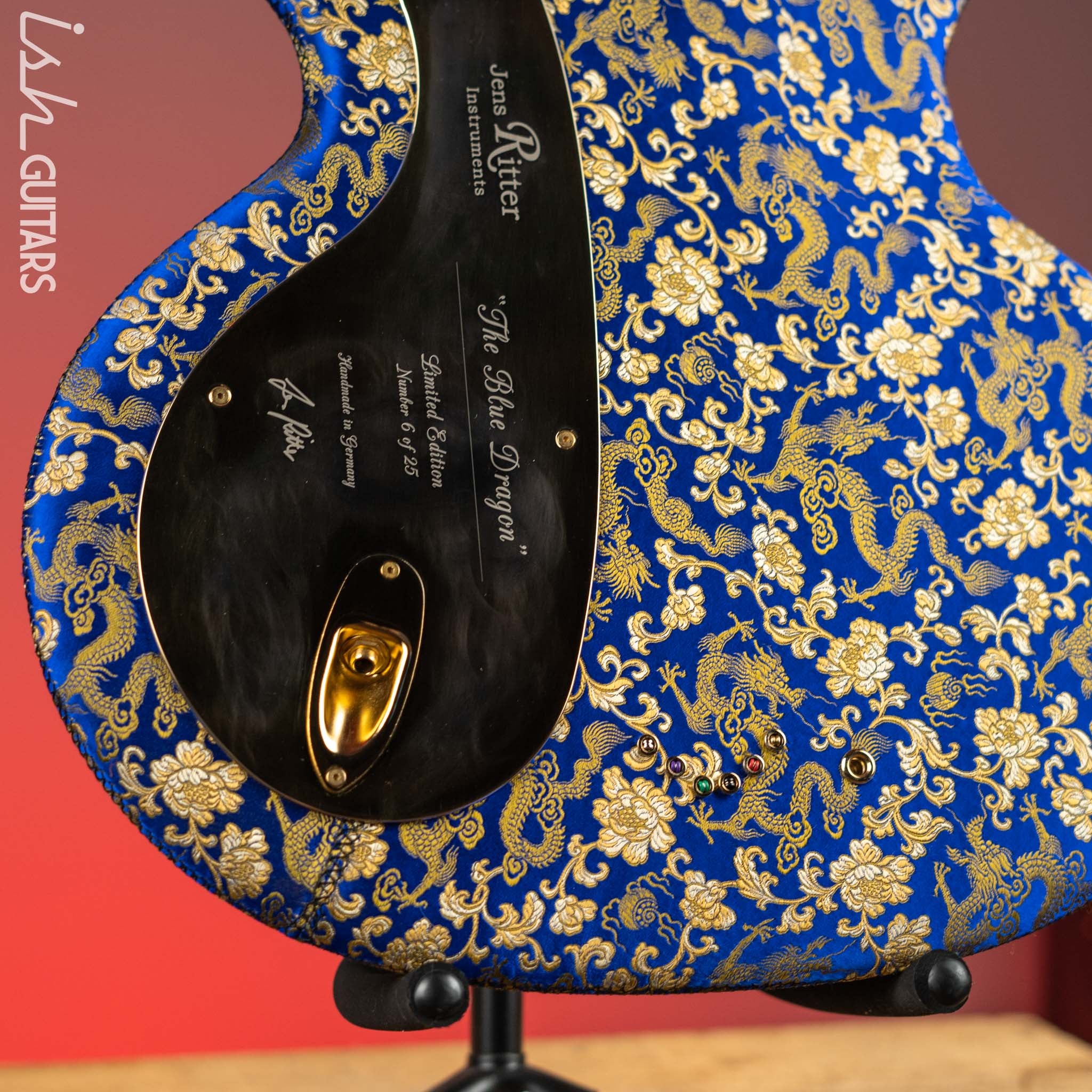 2017 Ritter Princess Isabella Blue Dragon #6 of 25 Fabric Guitar - Image 10
