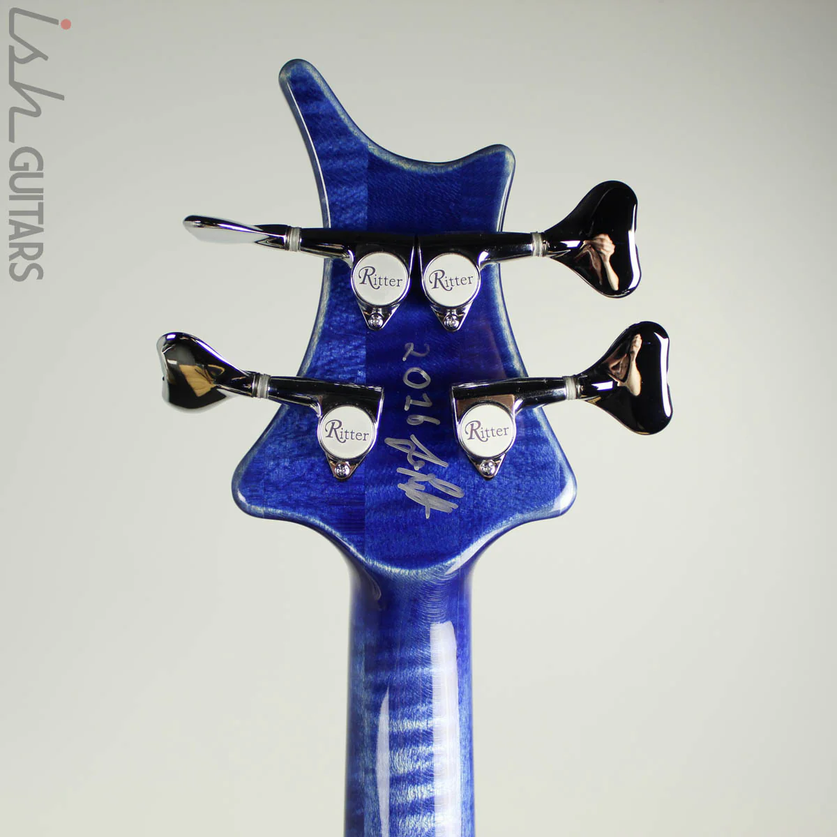 Ritter R8 Singlecut Bass Guitar Solid Maple Burl - Image 13