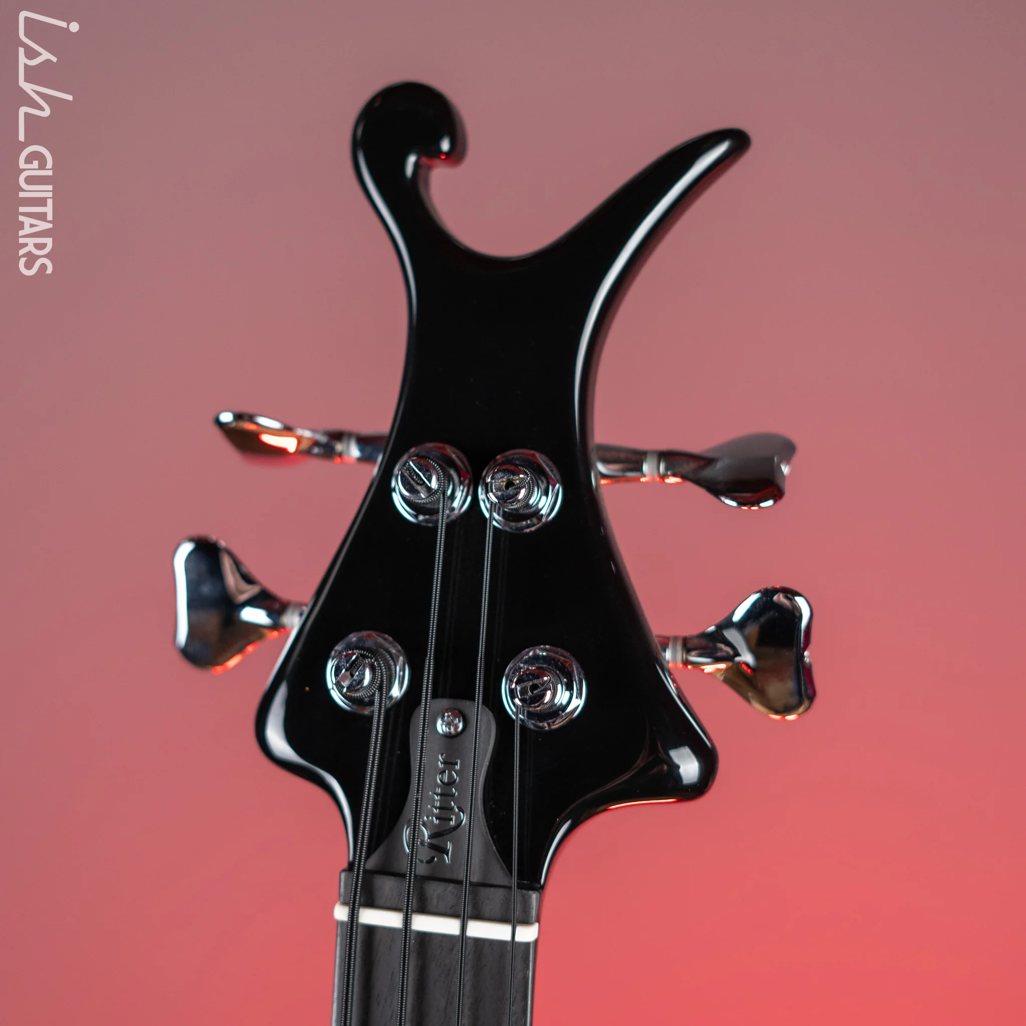 2020 Ritter Raptor 4 String Bass Guitar Blue Yellow High Density Ply - Image 7
