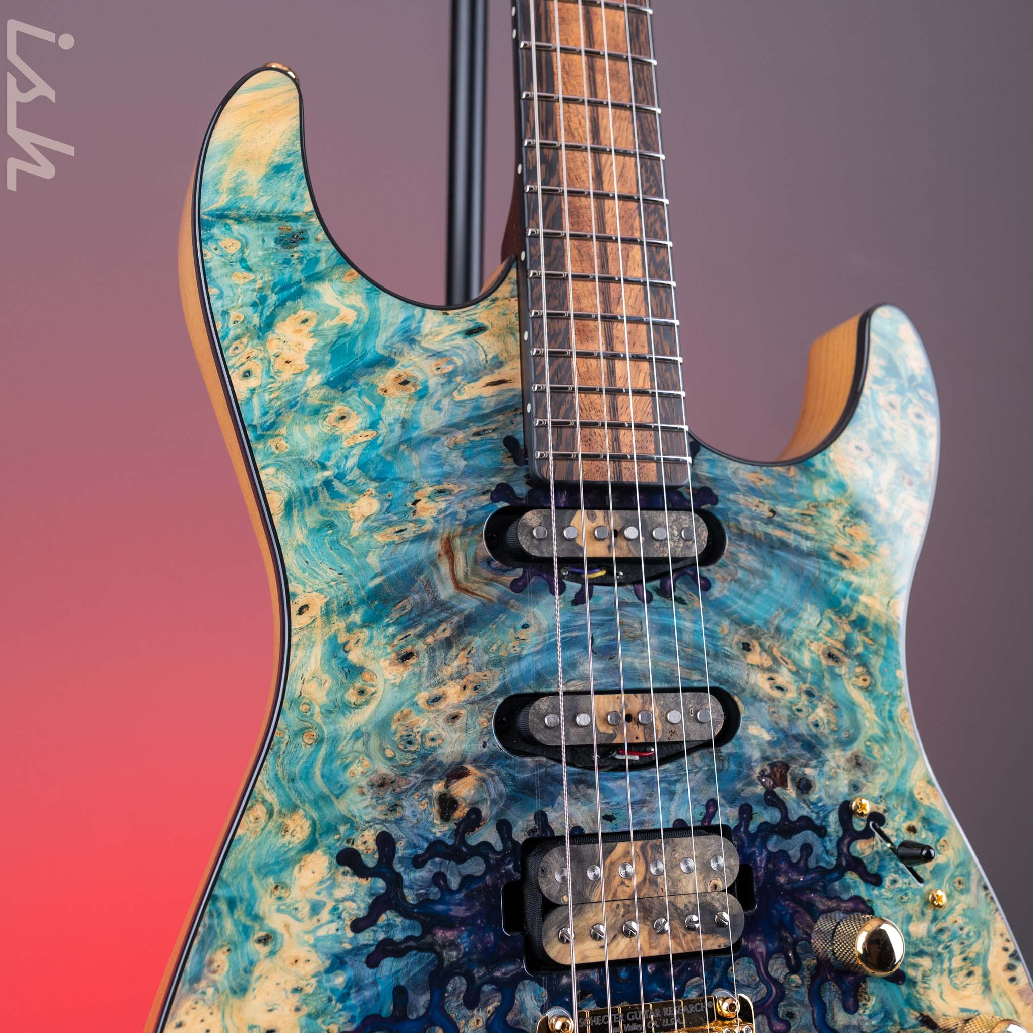 2023 Schecter Custom Shop Sunset Custom II Hybrid Natural Gloss - Image 4