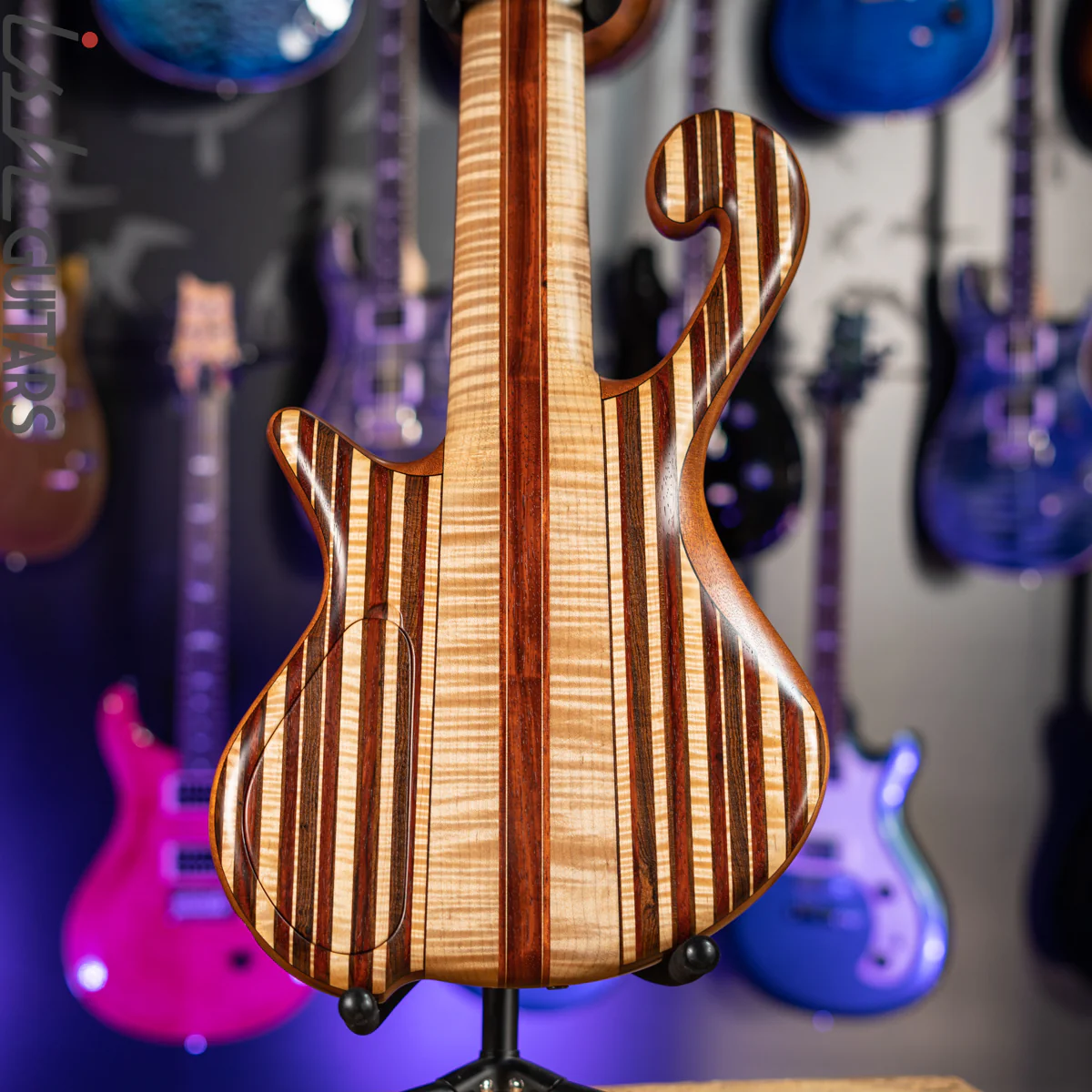 Shawn May Custom Rainbow 6-String Short Scale Bass - Image 11