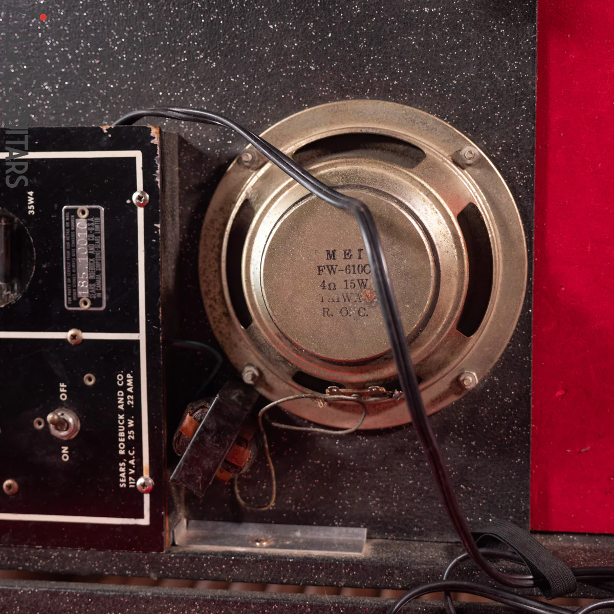 1960s Sears Silvertone Model 1448 Guitar and Amplifier Case - Image 3