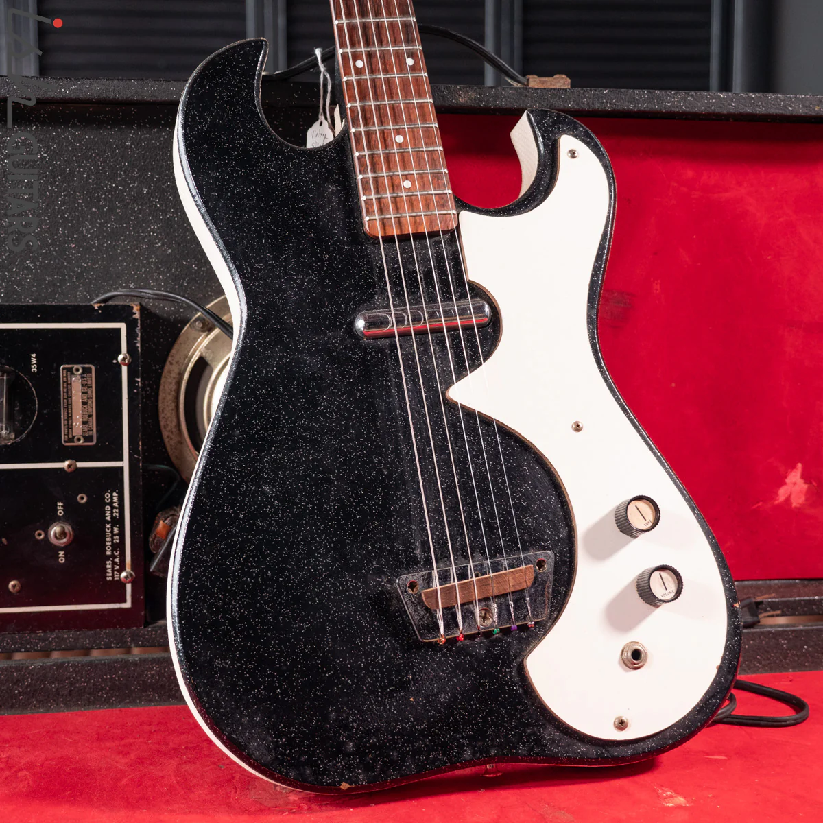 1960s Sears Silvertone Model 1448 Guitar and Amplifier Case - Image 5