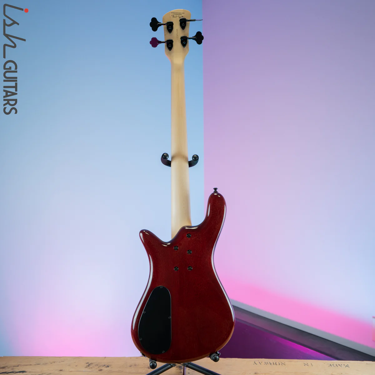 2015 Spector Euro Rebop Bantam Short Scale Bass Black Cherry - Image 7