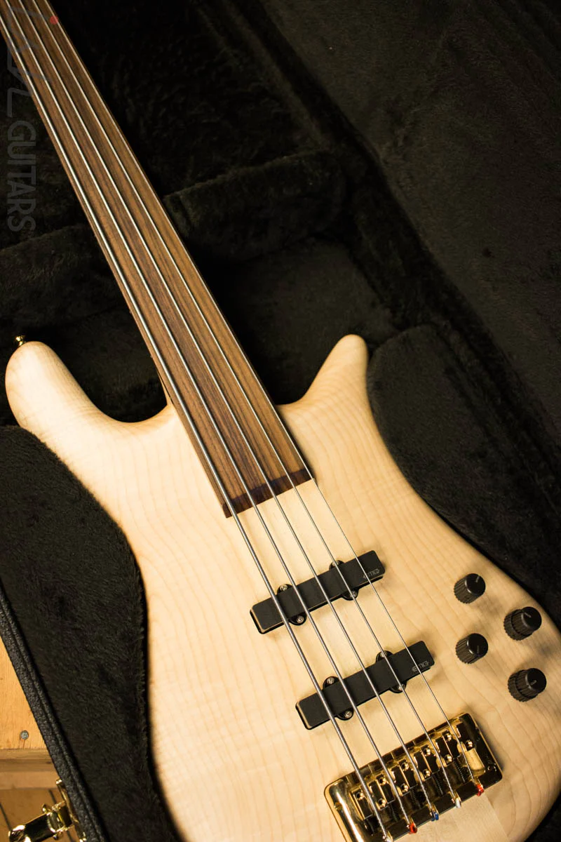 Spector Custom Euro LX5 Fretless Bass Natural - Image 11