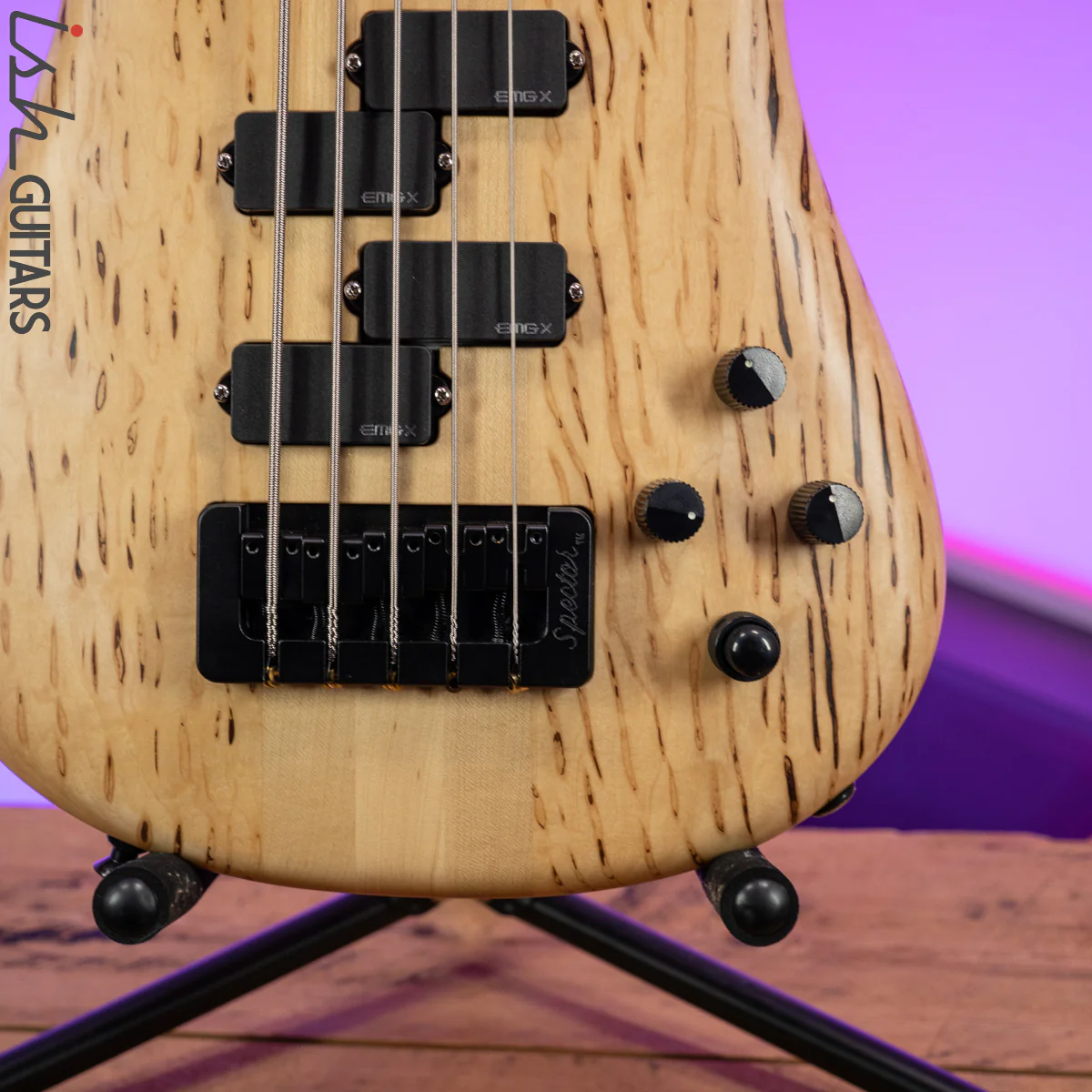 Spector USA Custom NS-5 Infused Bark Natural - Image 4