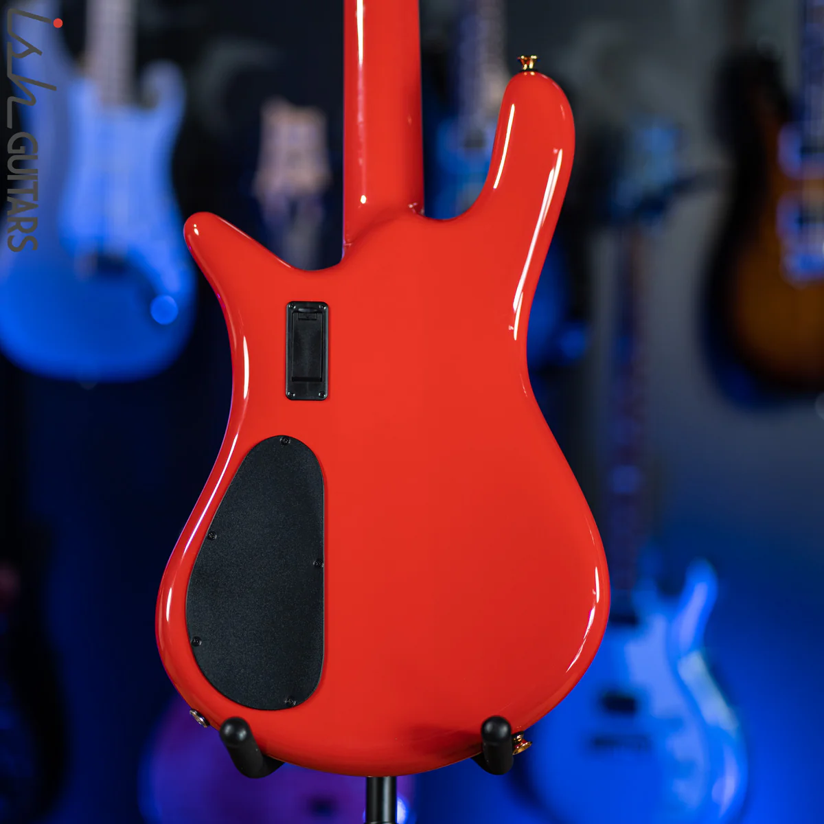 Spector Euro 4 Classic Red Gloss Bass Guitar Demo - Image 8