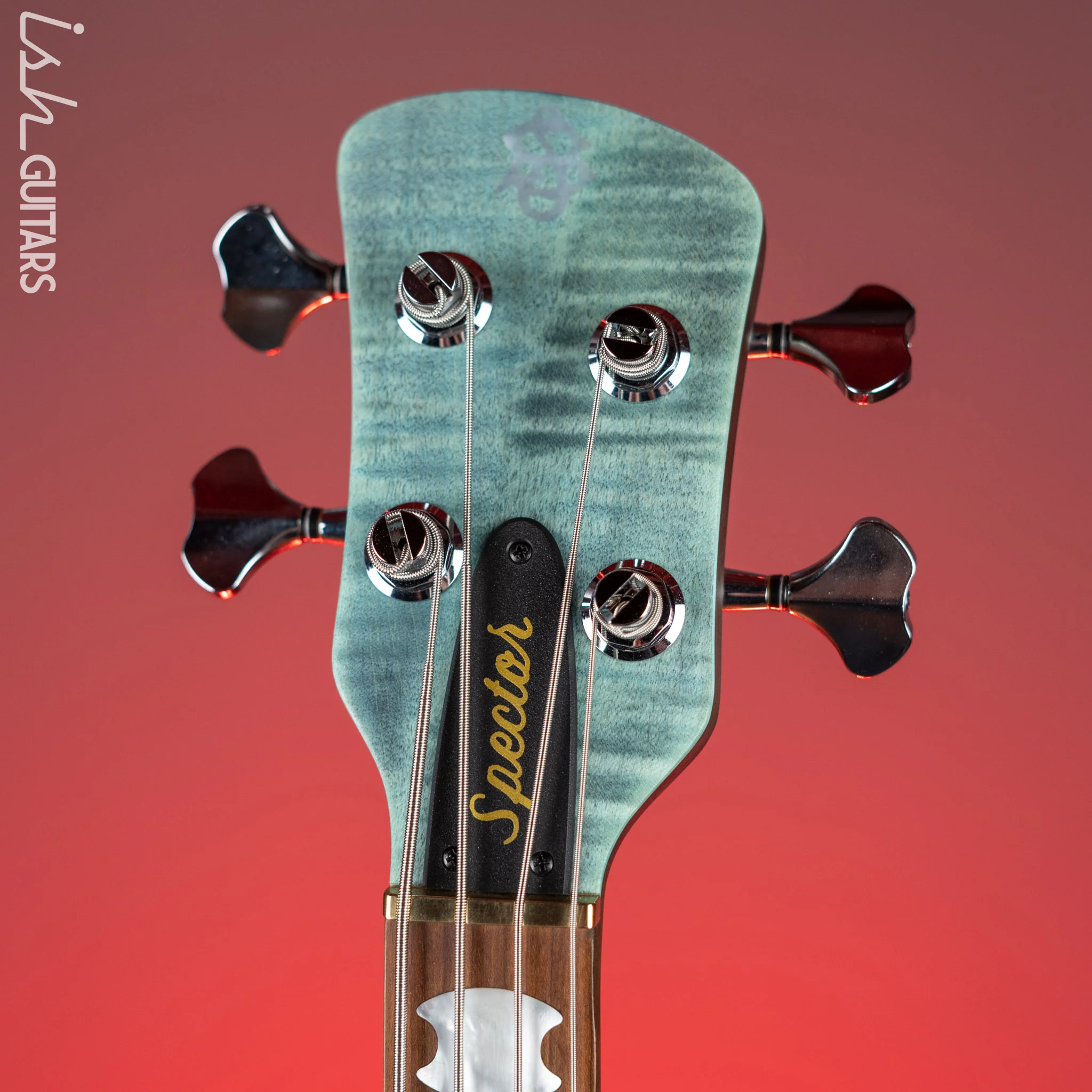 Spector Euro 4 RST 4-String Bass Turquoise Tide Matte - Image 5