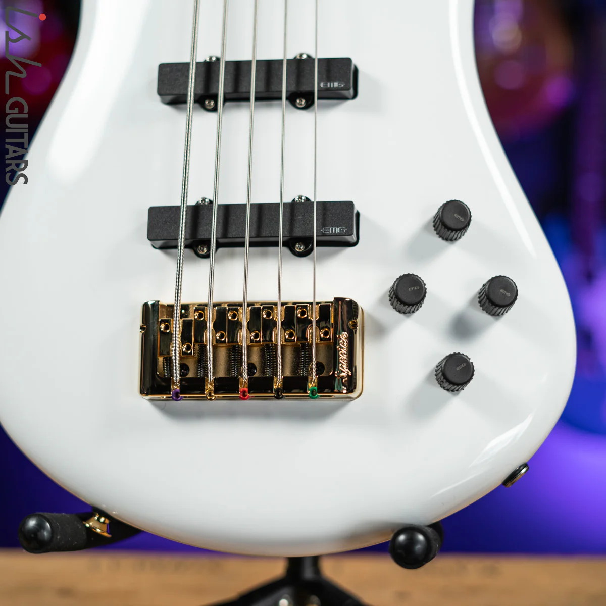 Spector Euro 5 Classic 5-String Bass White Gloss Demo - Image 4