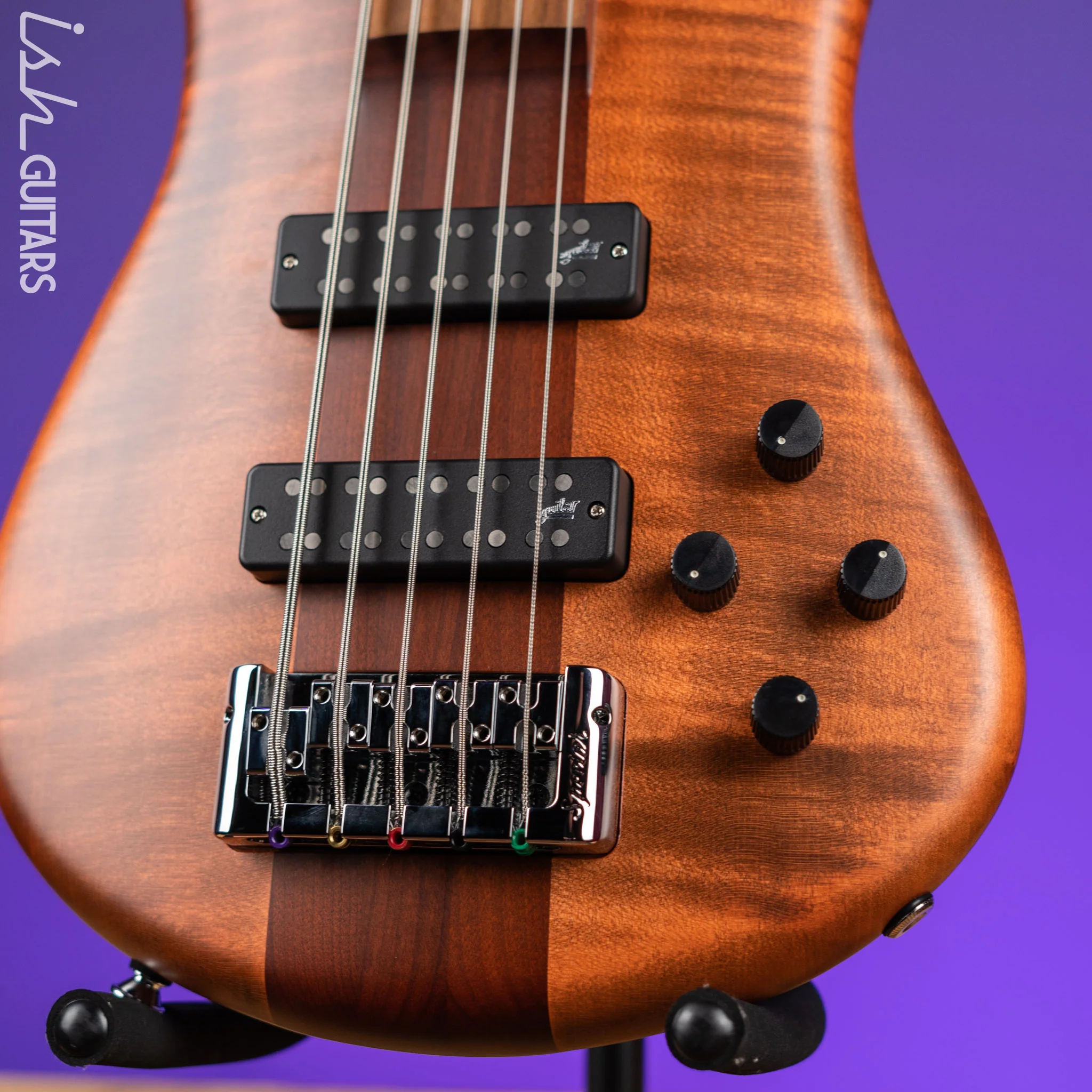 Spector Euro 5 RST Bass Guitar Sienna Stain Matte - Image 4