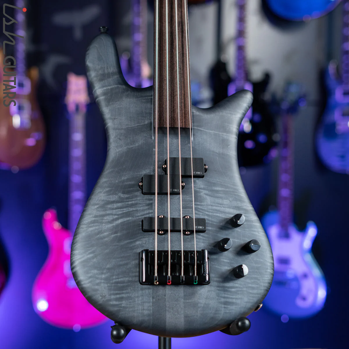 Spector Euro4 LX Fretless Trans Black Stain Matte