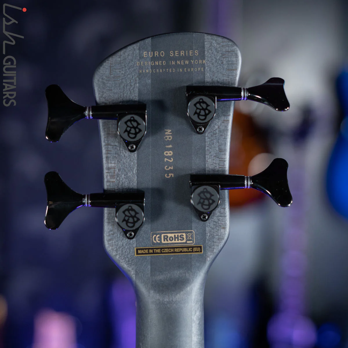 Spector Euro4 LX Fretless Trans Black Stain Matte - Image 11