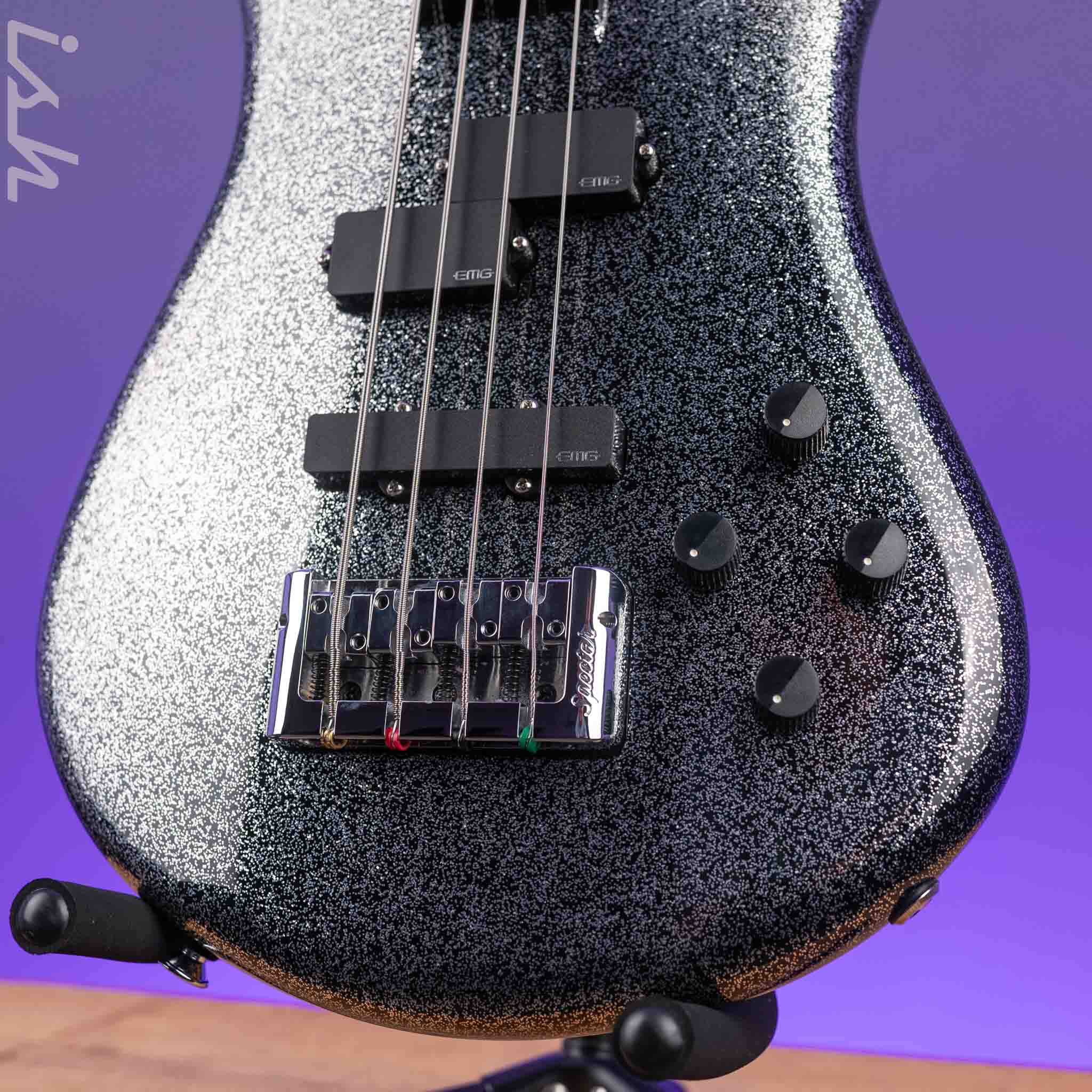 Spector Euro4LX Rachel Bolan Signature Black Metallic Flake - Image 4