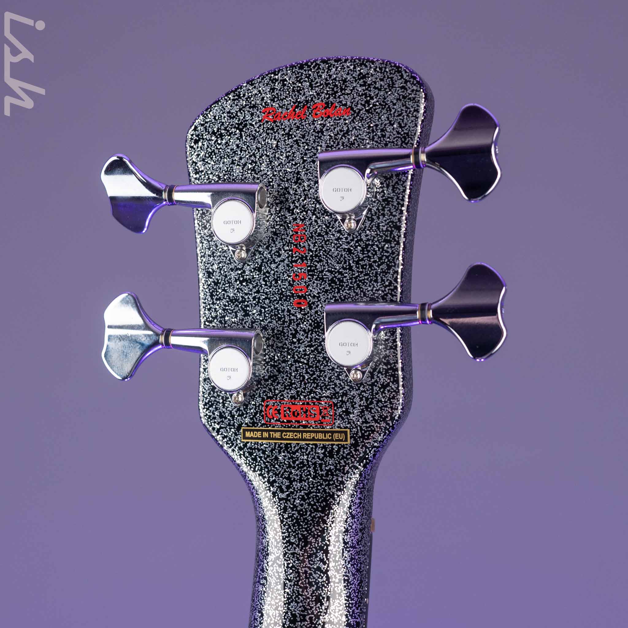 Spector Euro4LX Rachel Bolan Signature Black Metallic Flake - Image 10
