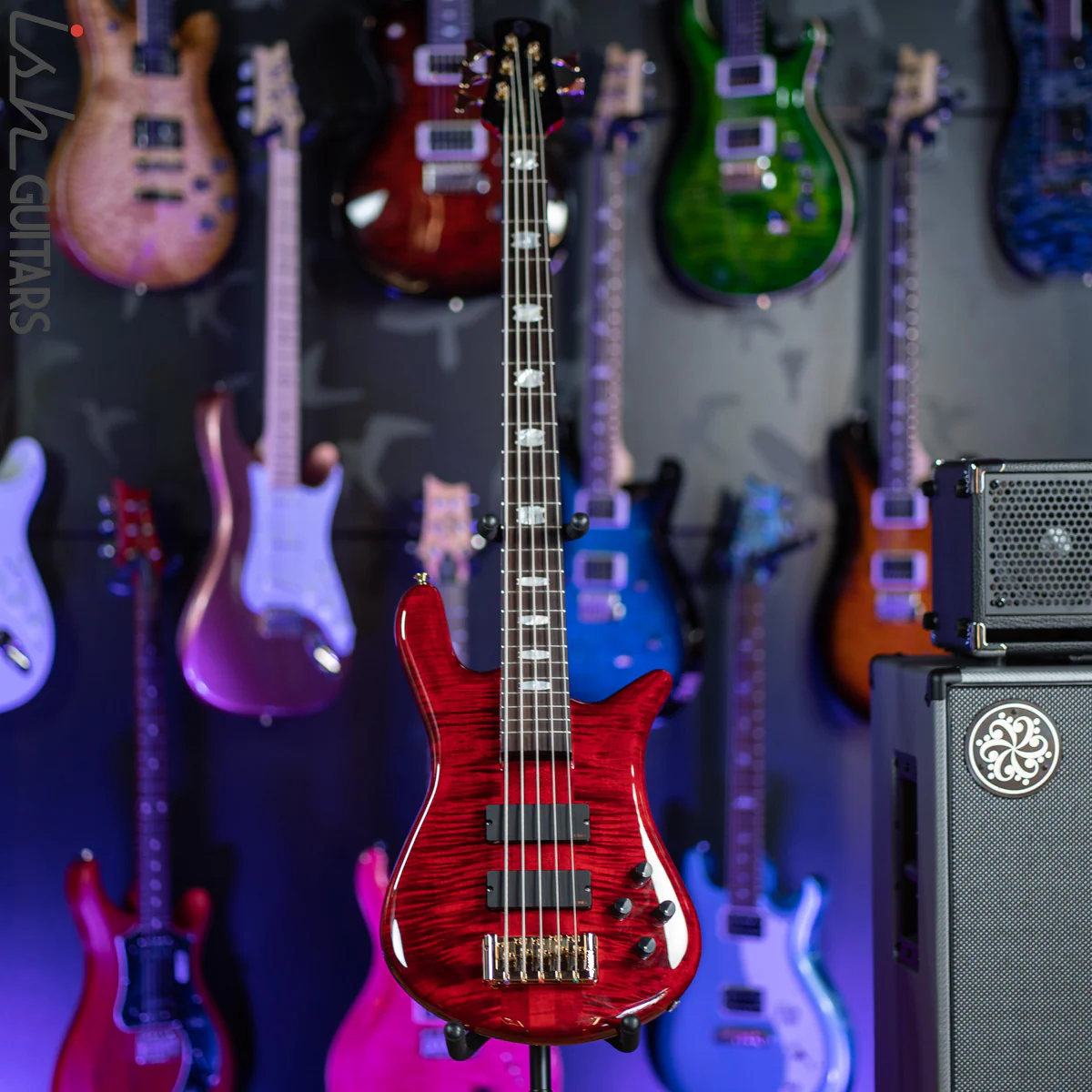 Spector Euro5 LX 5-String Bass Black Cherry Gloss - Image 2