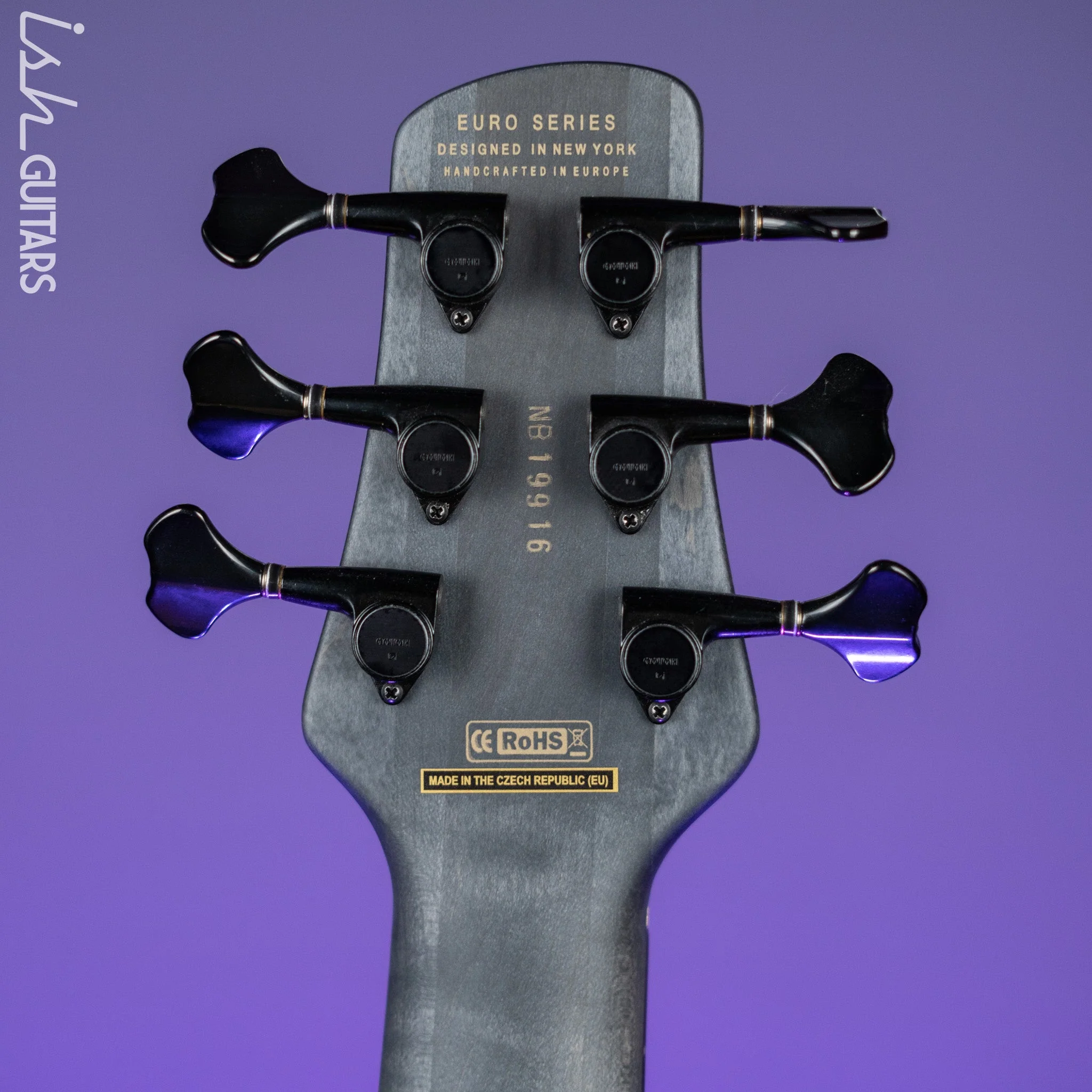 Spector Euro6 LX 6-String Bass Trans Black Stain Matte - Image 11