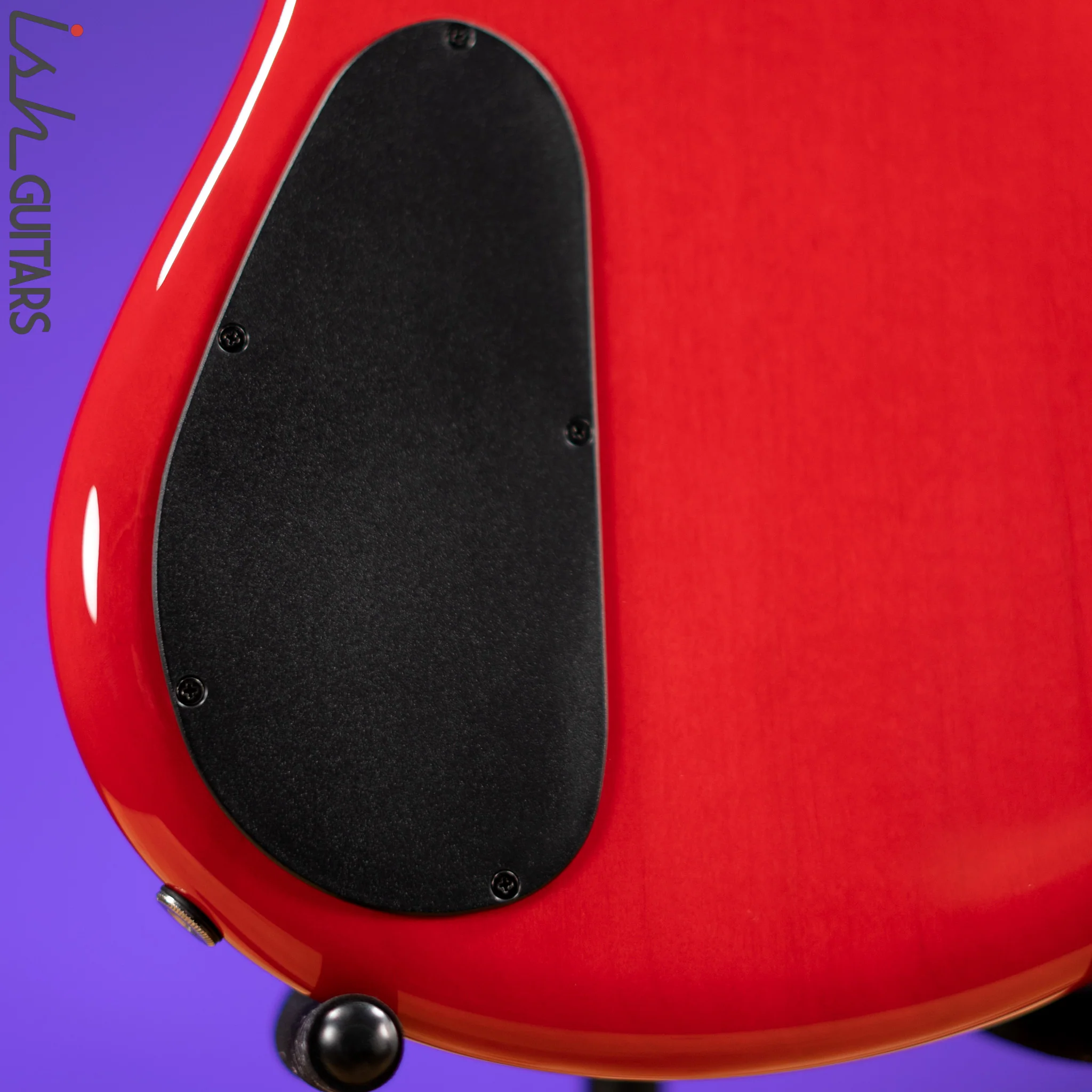 Spector Eurobolt 4 Inferno Red Gloss Poplar Burl Bass Guitar Demo - Image 10