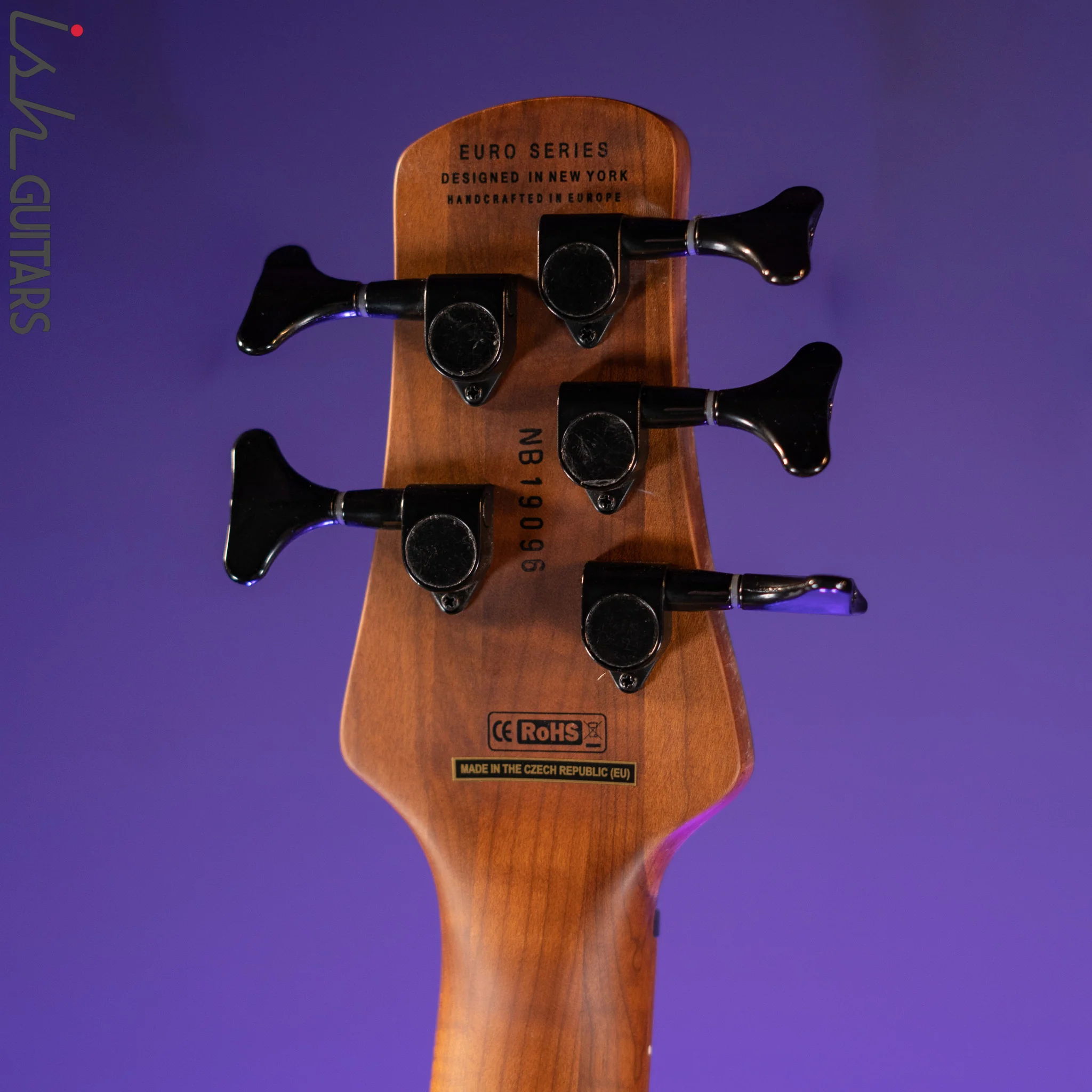 Spector Eurobolt 5 Inferno Red Gloss Poplar Burl Bass Guitar Demo - Image 12