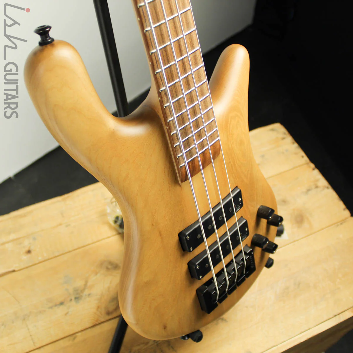 Spector Forte 4 USA Natural Swamp Ash Bass Guitar - Image 7