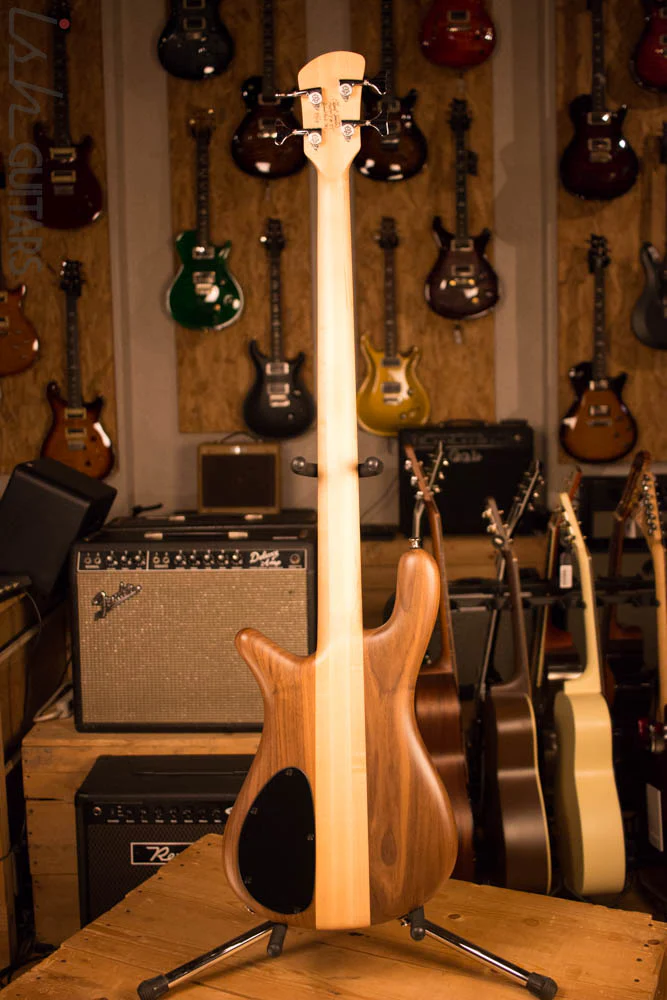 Spector Forte 4 Retro Walnut Body DiMarzio Pickups Bass Player Live Display - Image 8