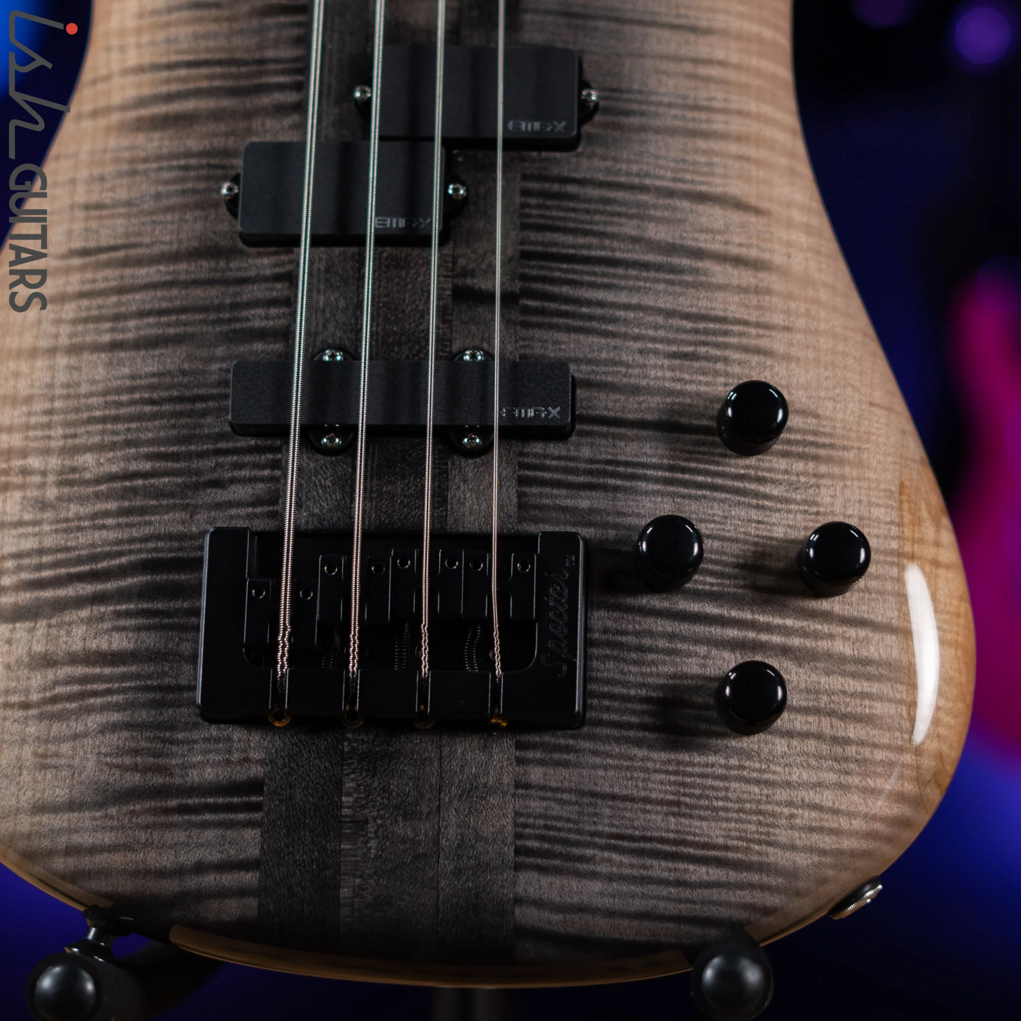 Spector NS-2 4-String Super Faded Black Reverse Burst - Image 4