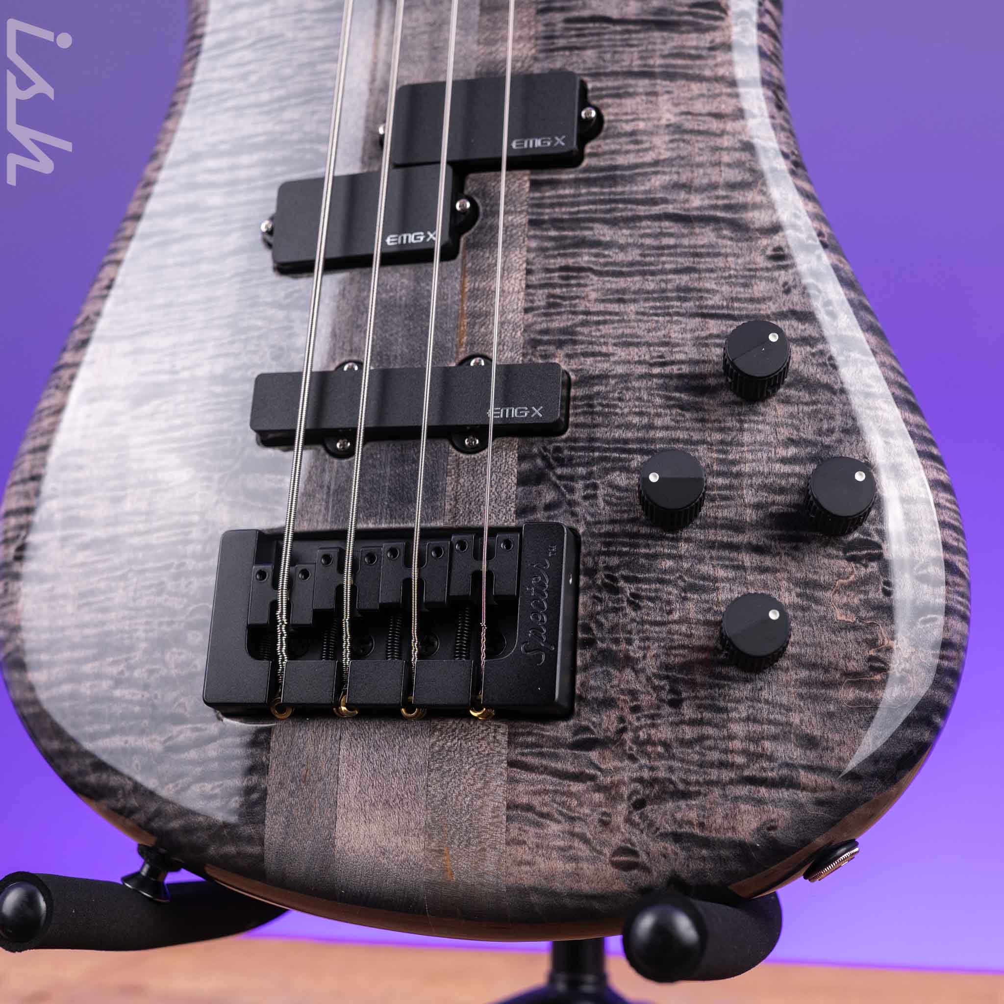 Spector USA NS-2 Fretless 4-String Bass Super Faded Black - Image 4