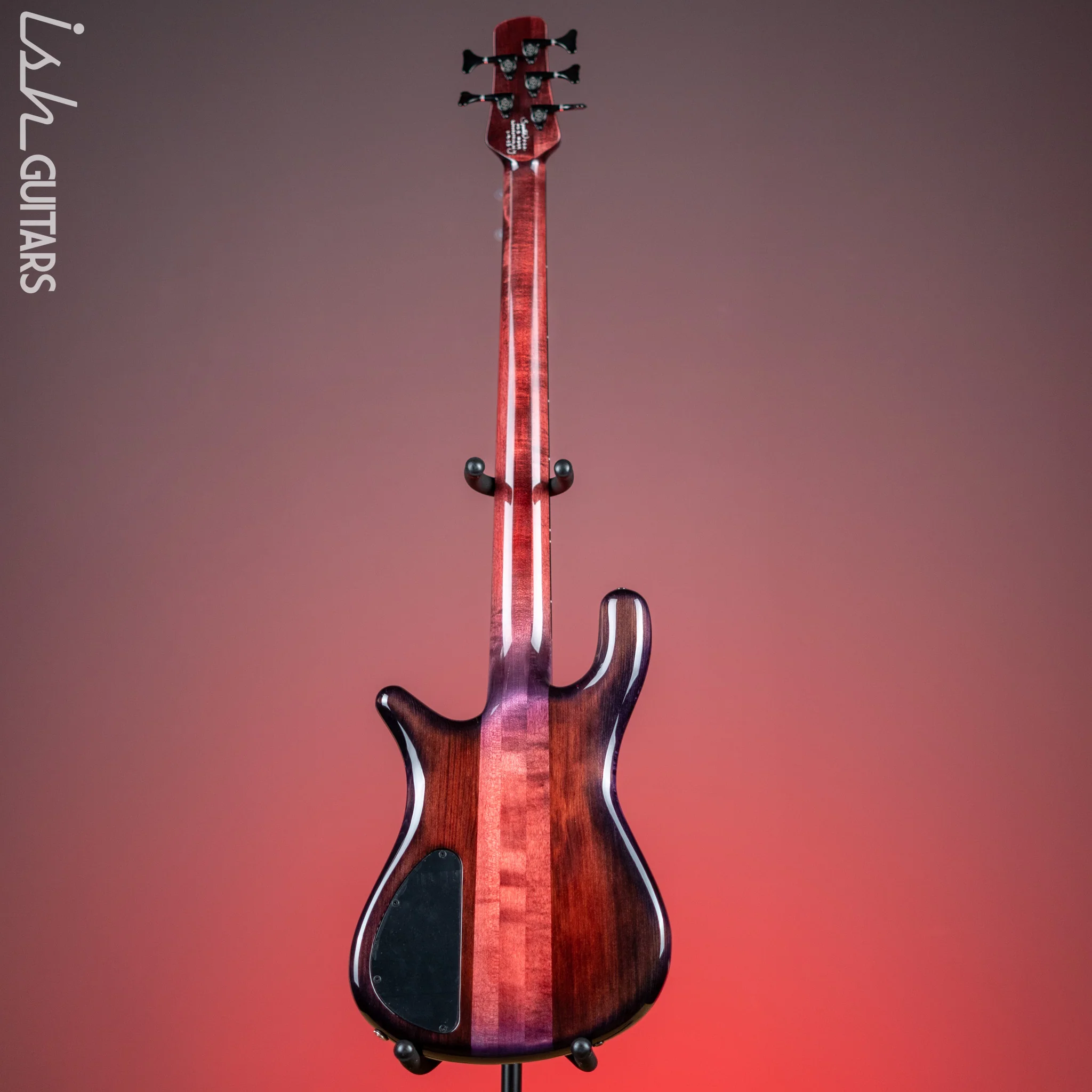 Spector NS-5 5-String Bass USA Black Cherry Purple Burst High Gloss - Image 7