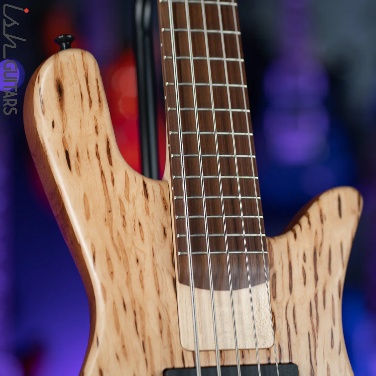 Spector USA NS-5 String Bolt On Bark Infused Maple USA Bass Guitar - Image 5