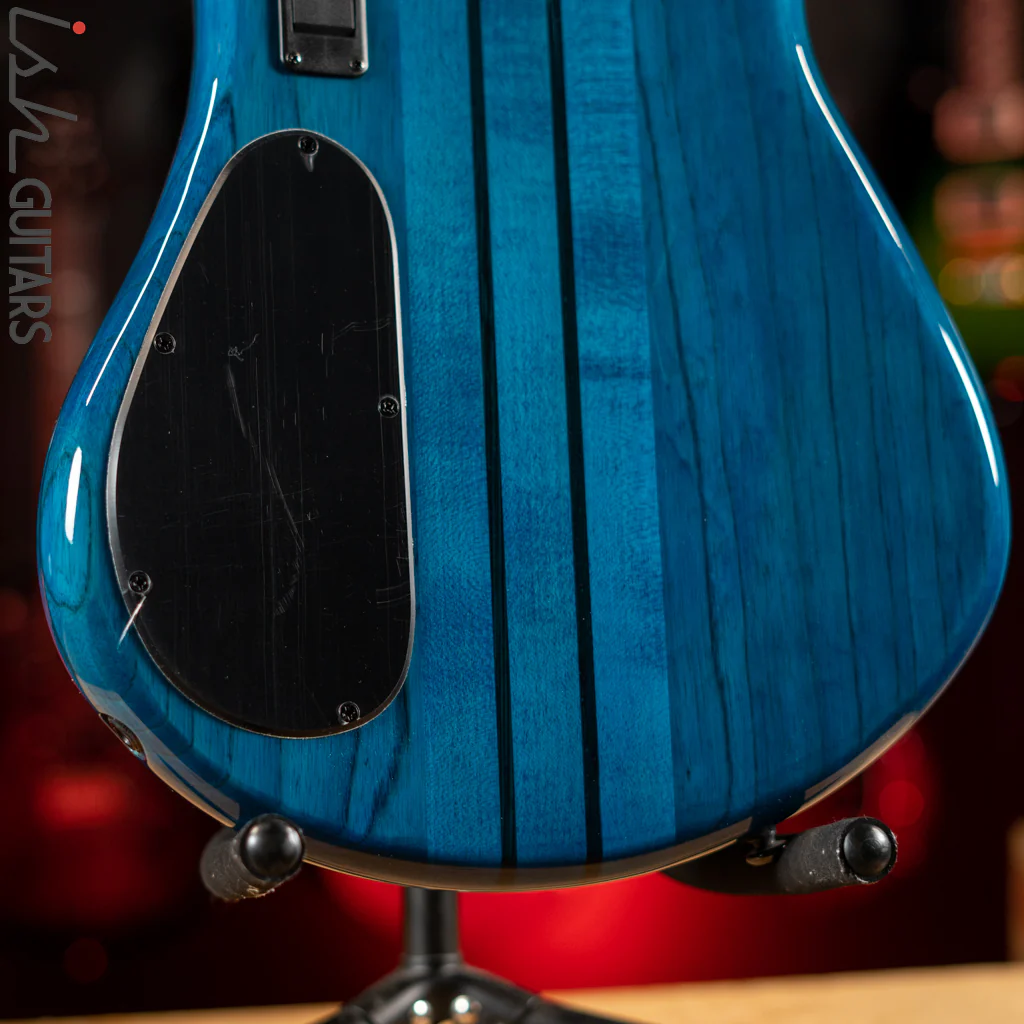 Spector NS Dimension 5 Multiscale Bass Black and Blue Gloss - Image 10