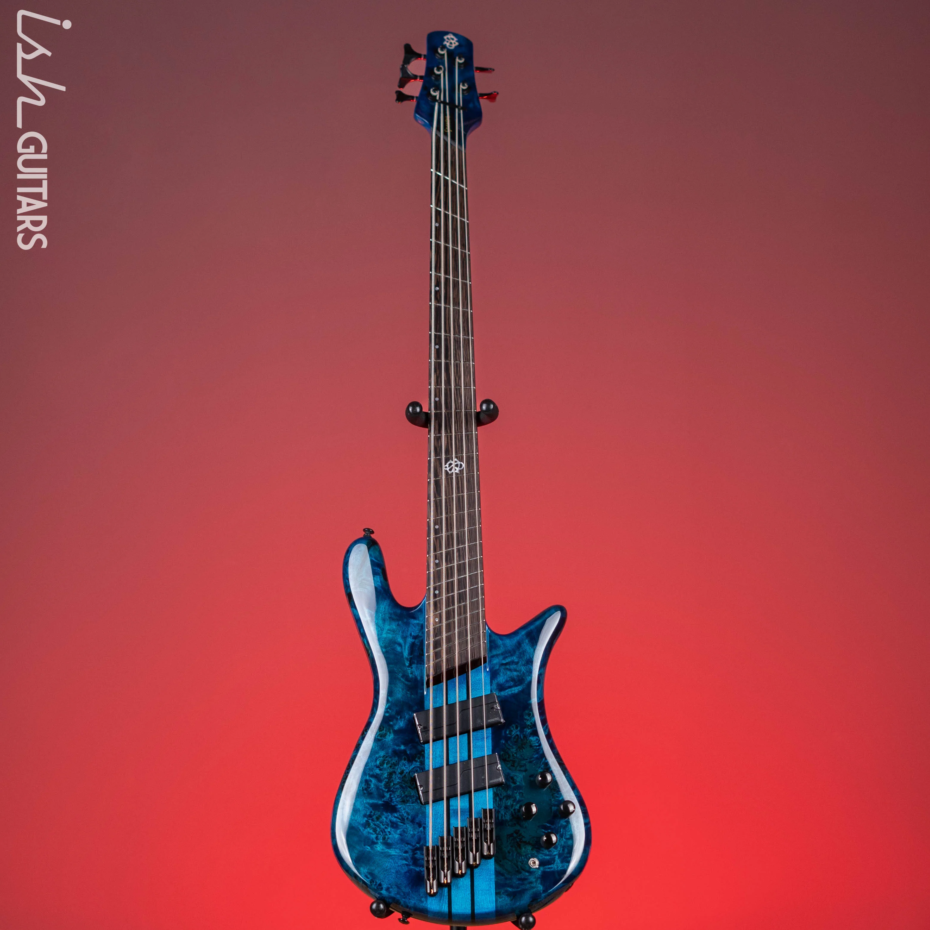 Spector NS Dimension 5 Multiscale Bass Black and Blue Gloss - Image 2