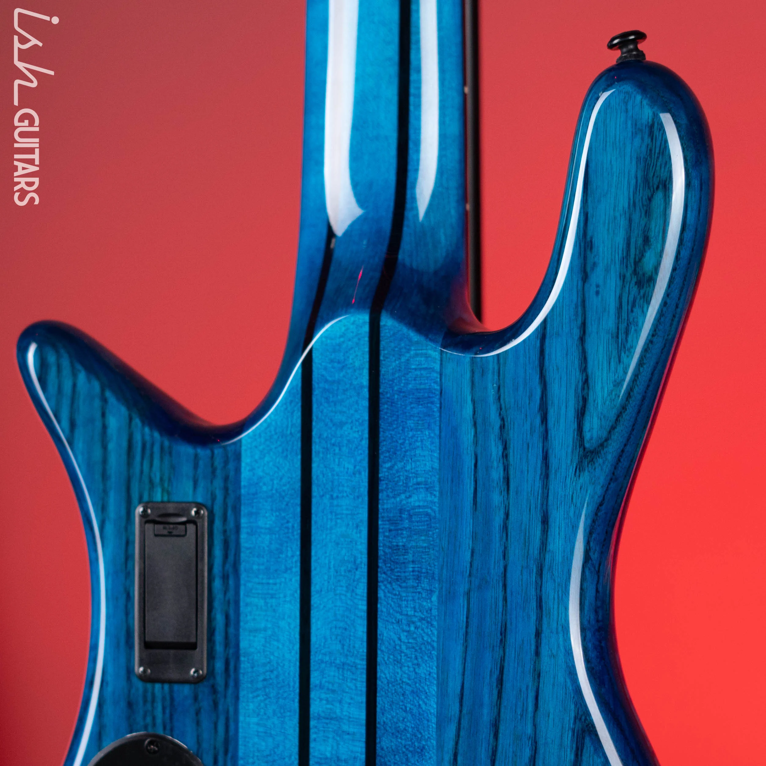 Spector NS Dimension 5 Multiscale Bass Black and Blue Gloss - Image 9