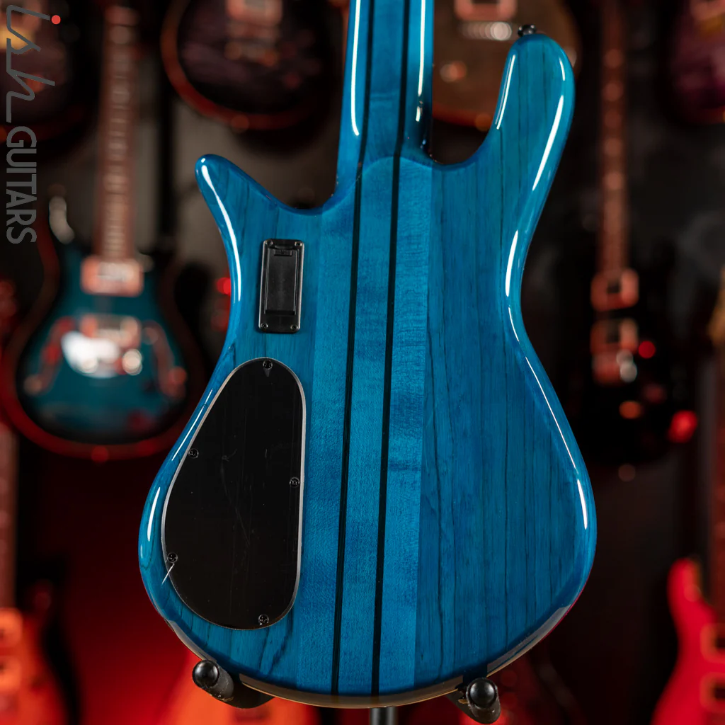 Spector NS Dimension 5 Multiscale Bass Black and Blue Gloss - Image 8