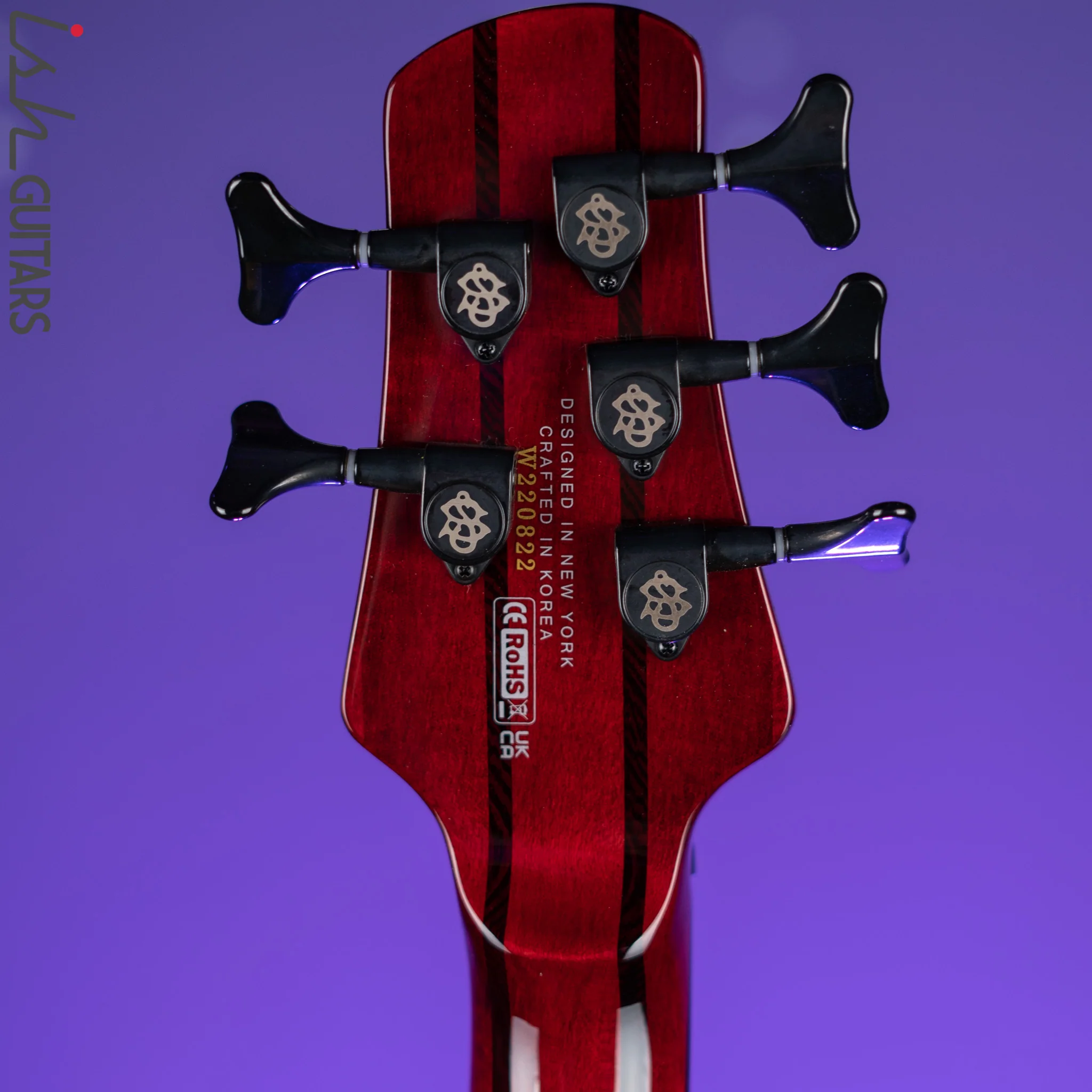 Spector NS Dimension 5 Multiscale Bass Inferno Red Gloss - Image 11