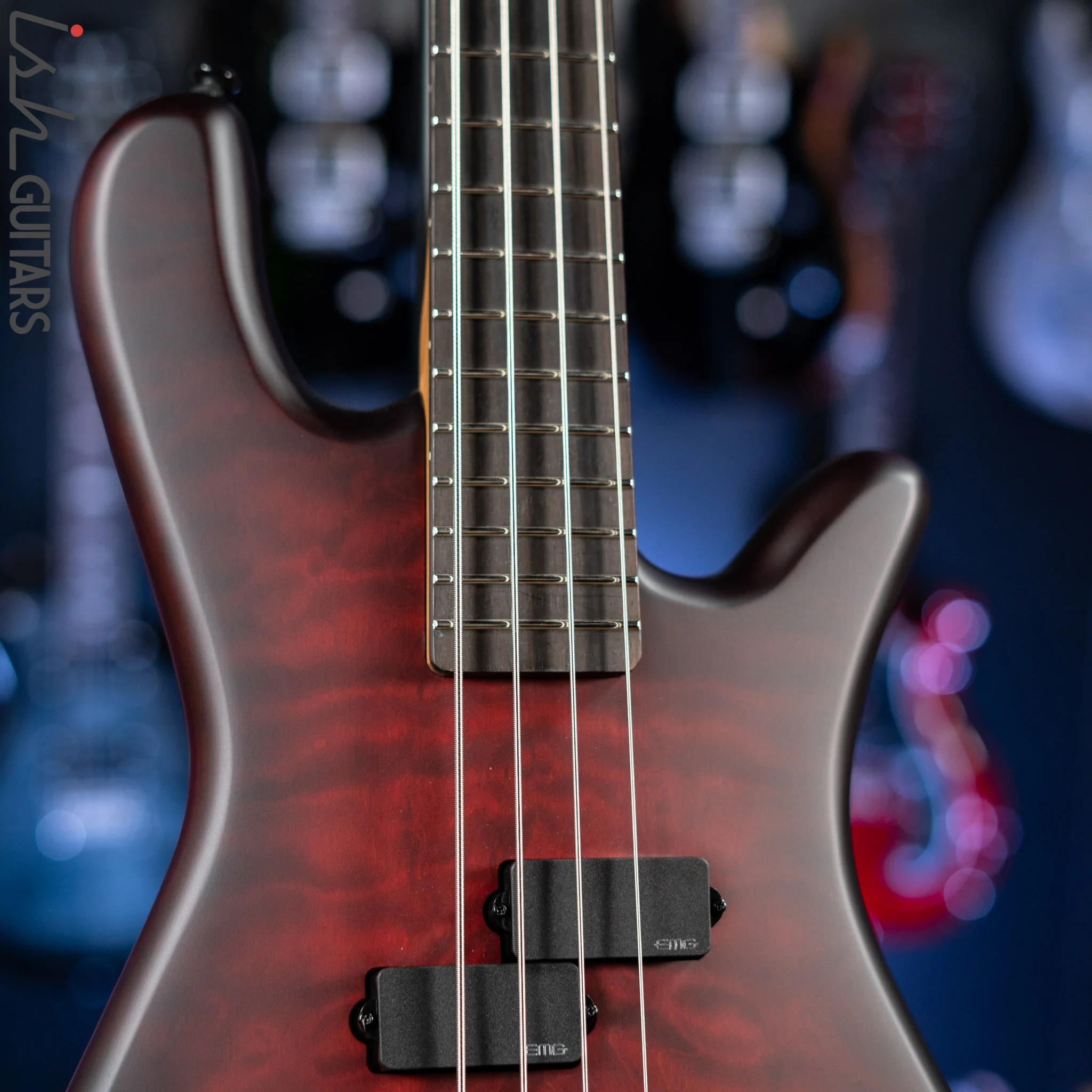 Spector NS Pulse II 4-String Bass Black Cherry Matte Demo - Image 3
