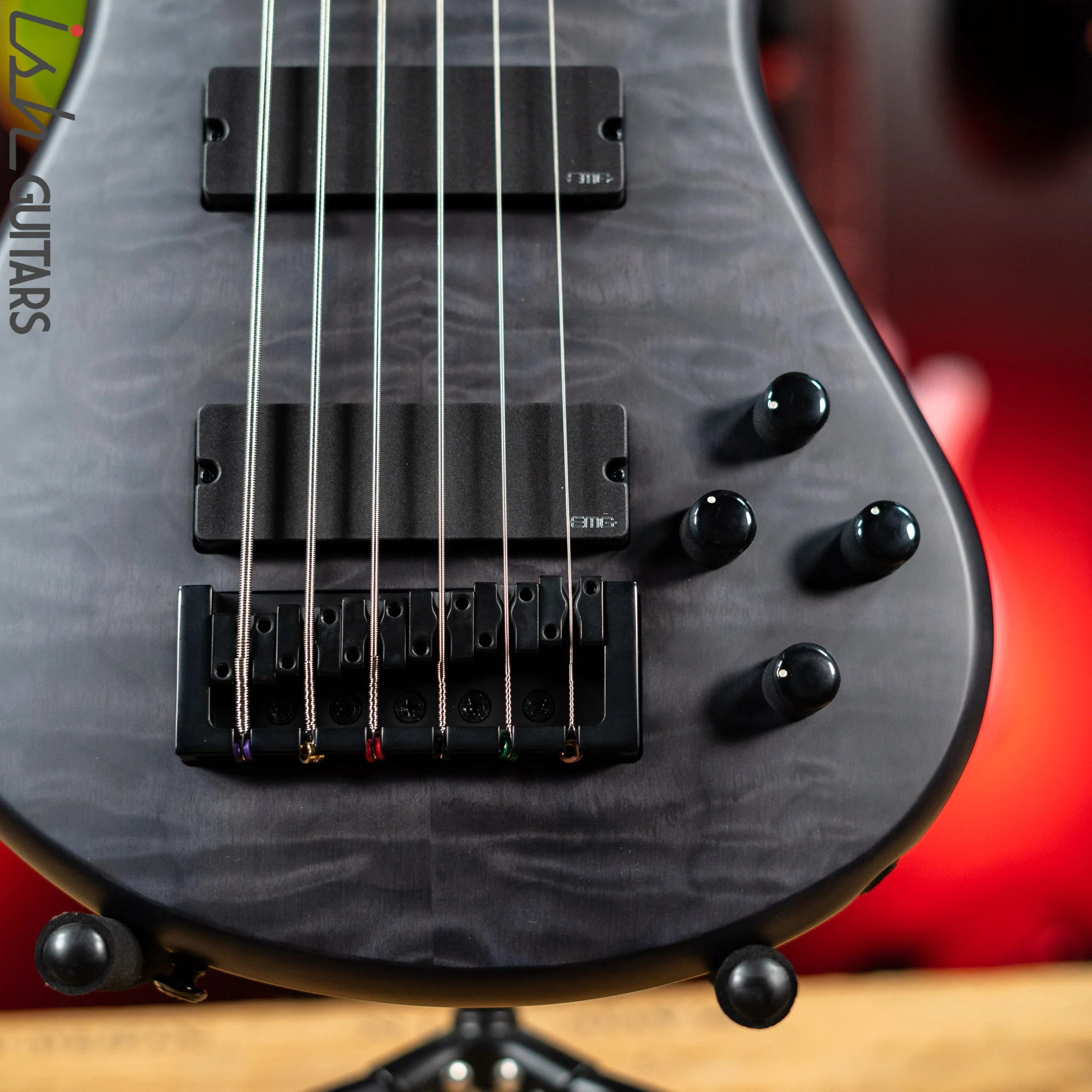 Spector NS Pulse II 6-String Bass Black Stain Matte - Image 4