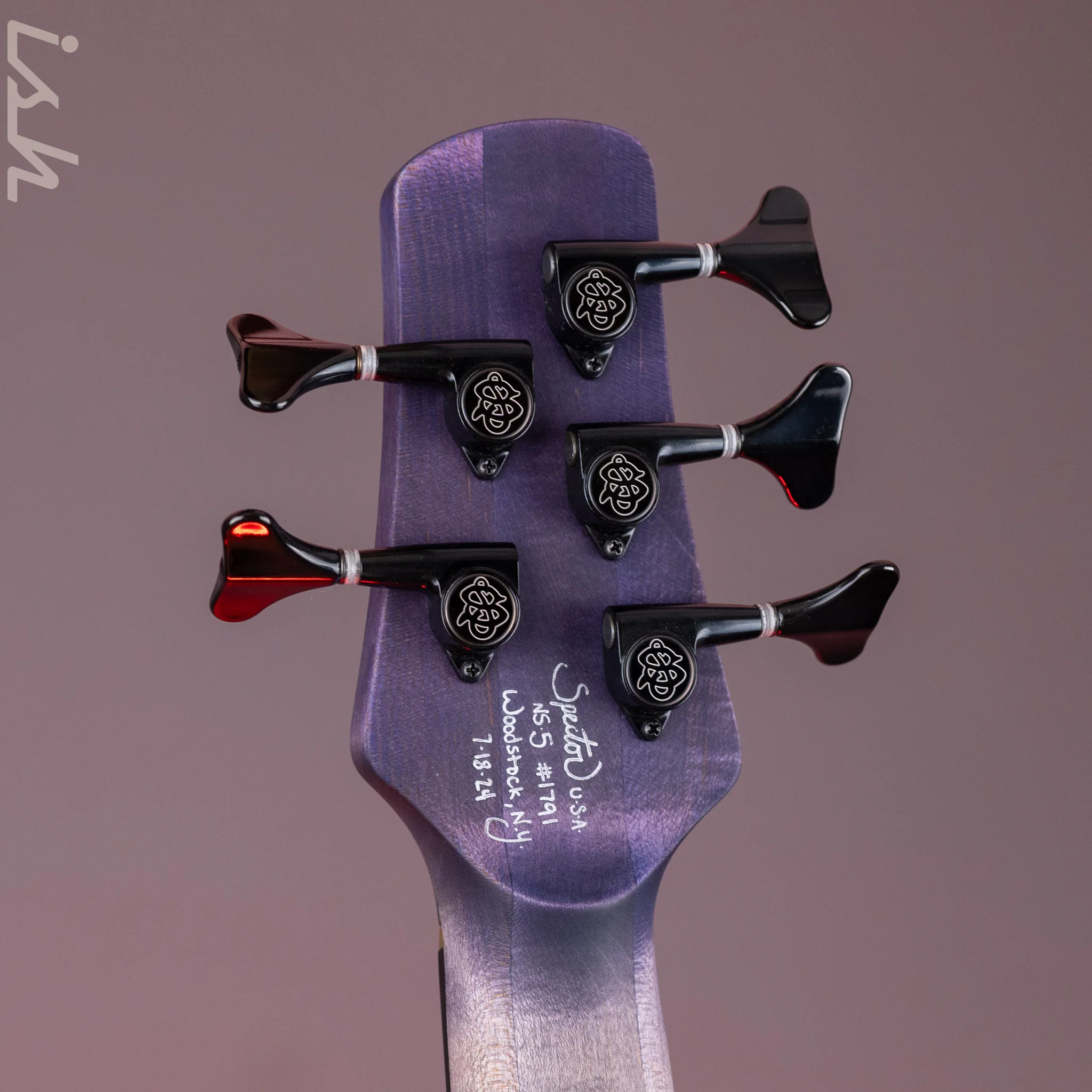 Spector USA NS-5 5-String Bass Black Hole Custom Finish - Image 10