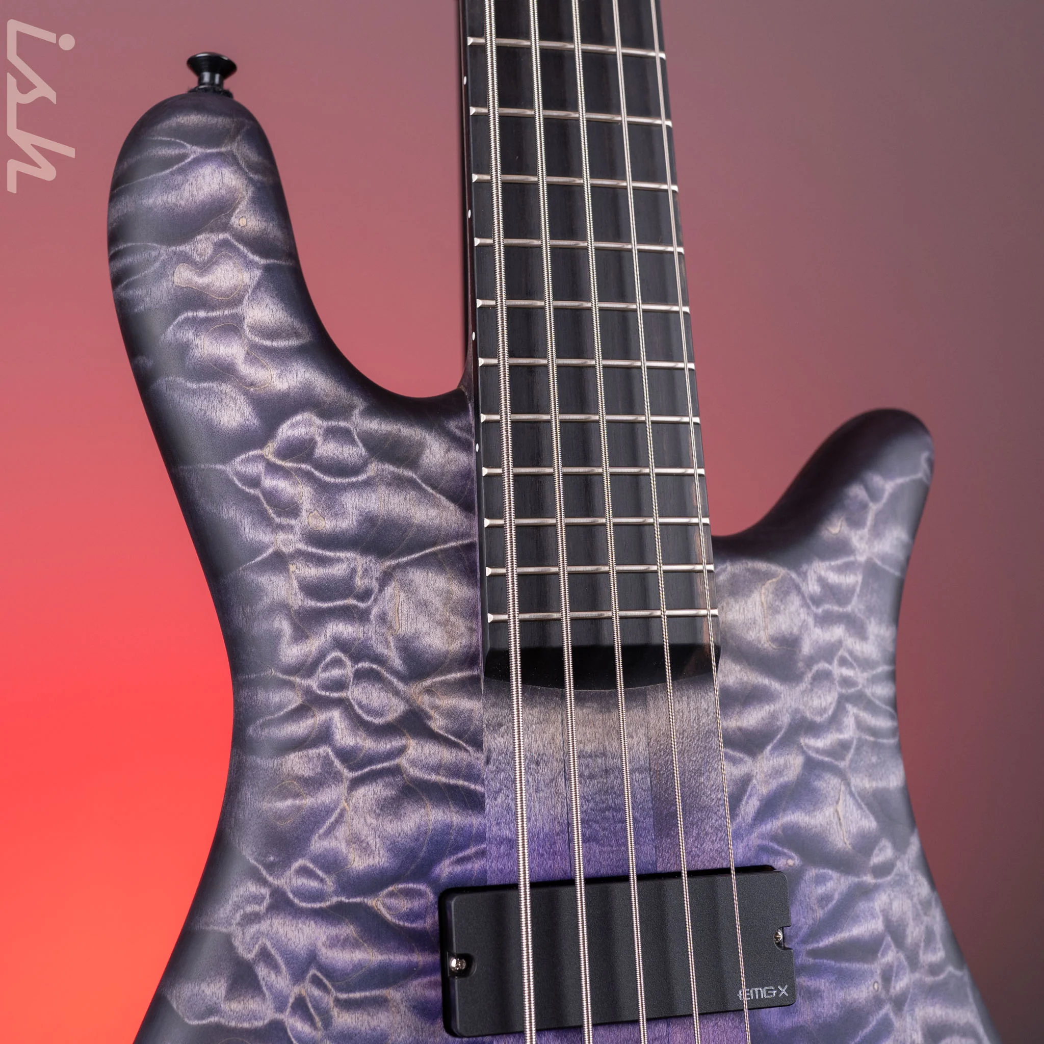 Spector USA NS-5 5-String Bass Black Hole Custom Finish - Image 3