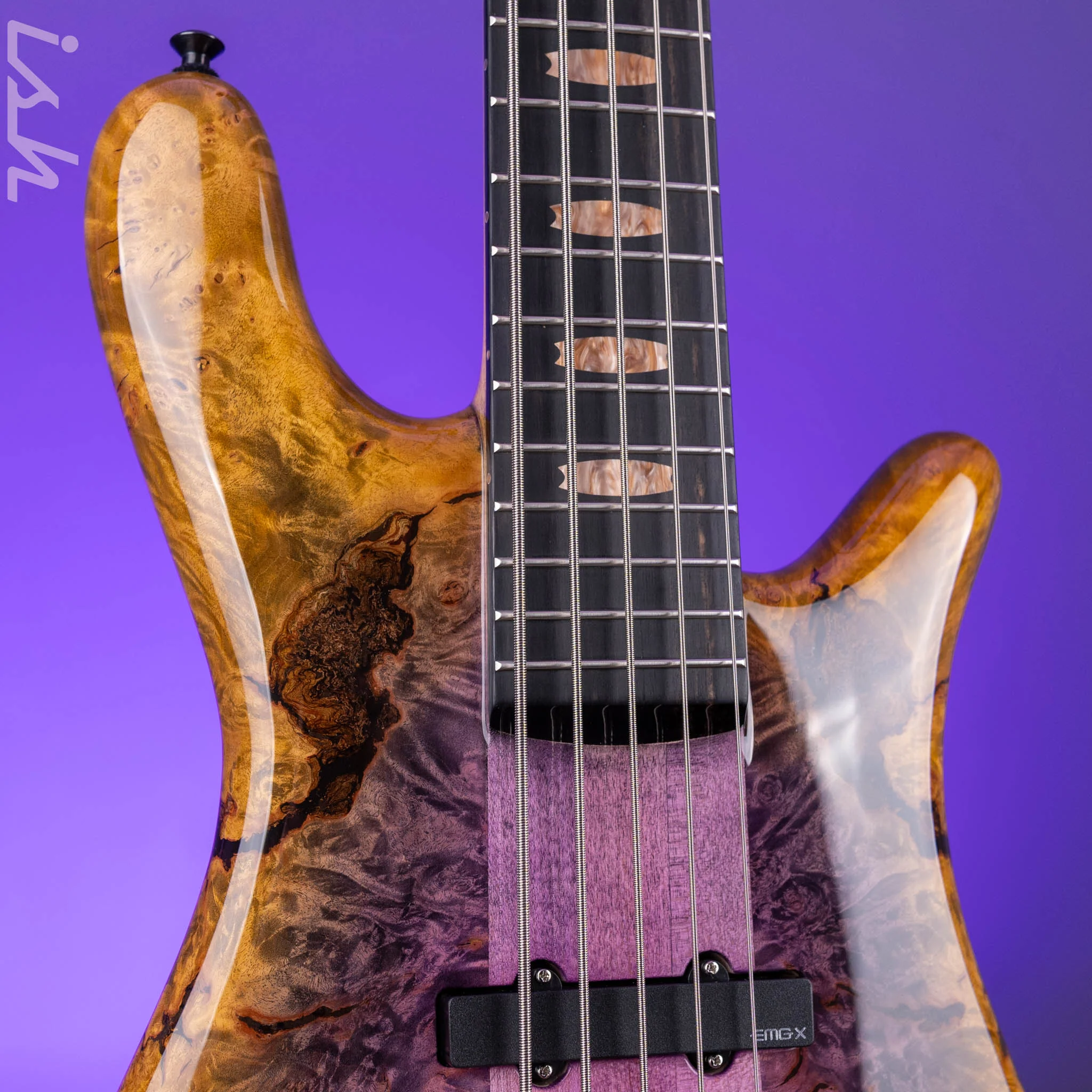 Spector USA NS-5 Purple Tiger Burst - Image 4
