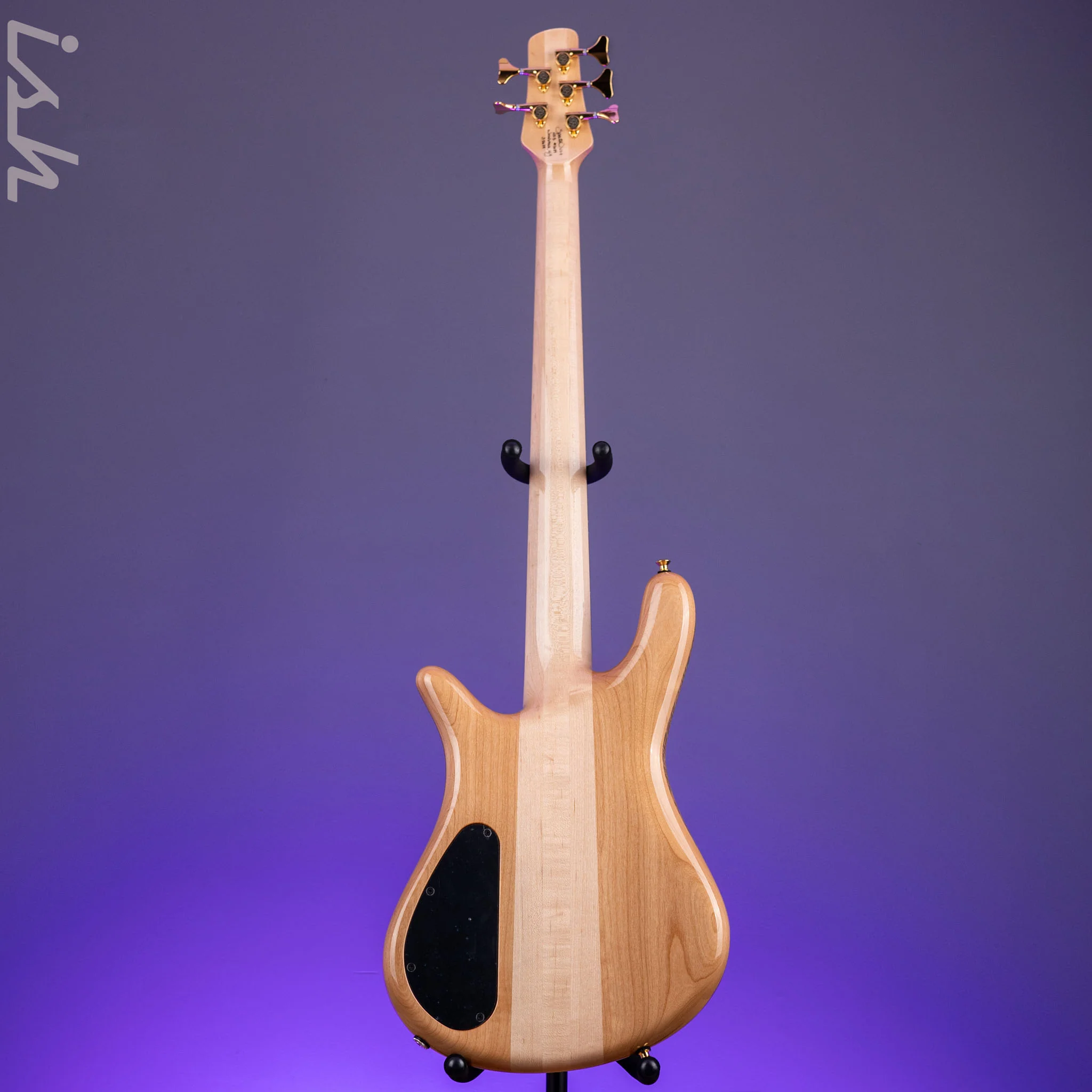 Spector USA NS-5XL 5-String Bass Natural Figured Walnut Demo - Image 6