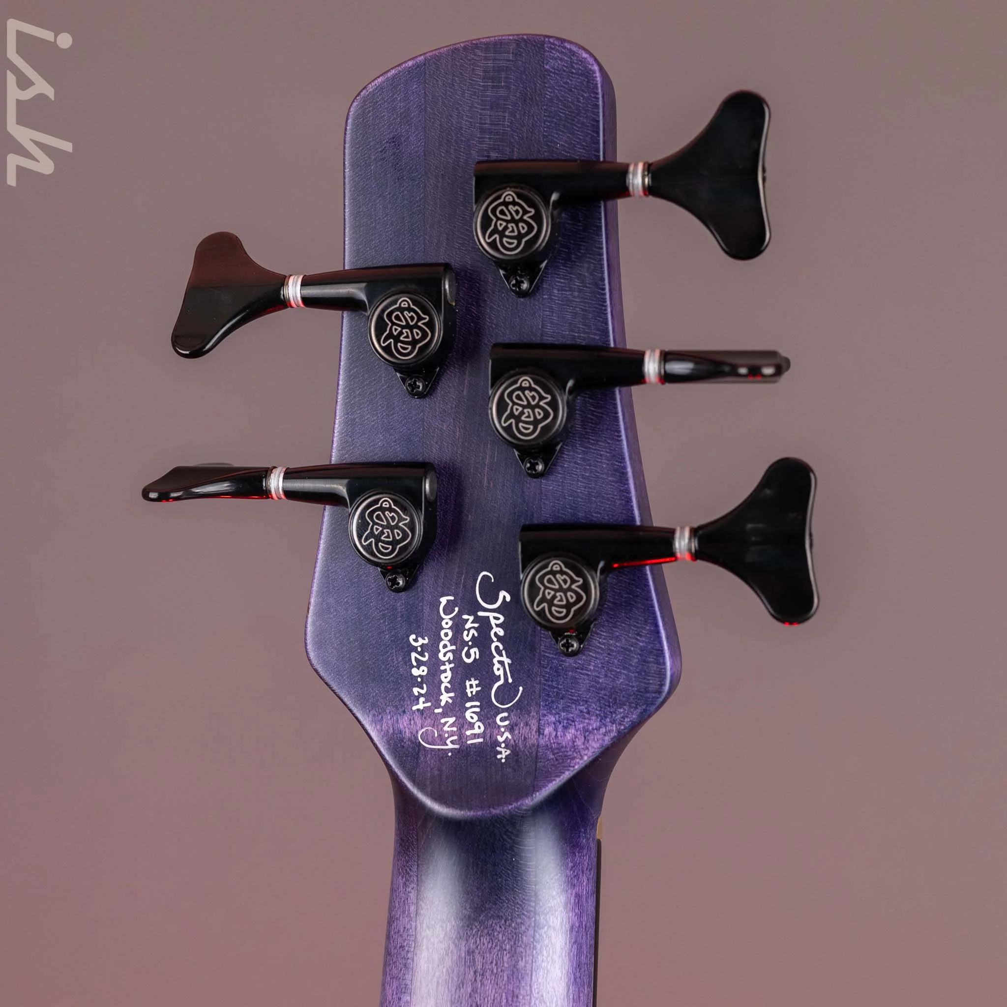 Spector USA NS-5XL 5-String Bass Purple Reverse Burst - Image 10